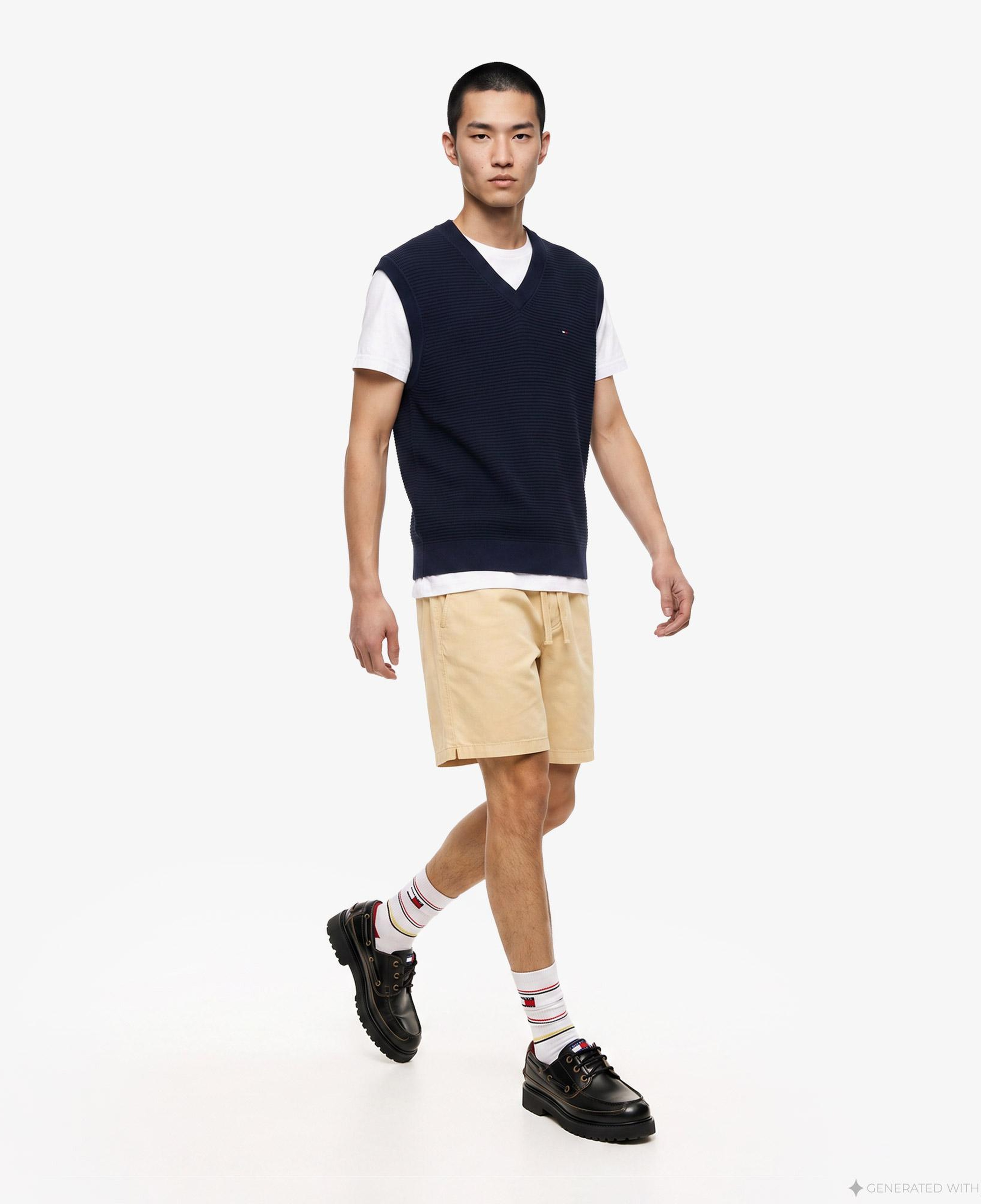 Tommy Hilfiger Seasonal Structure Erkek Lacivert Triko
