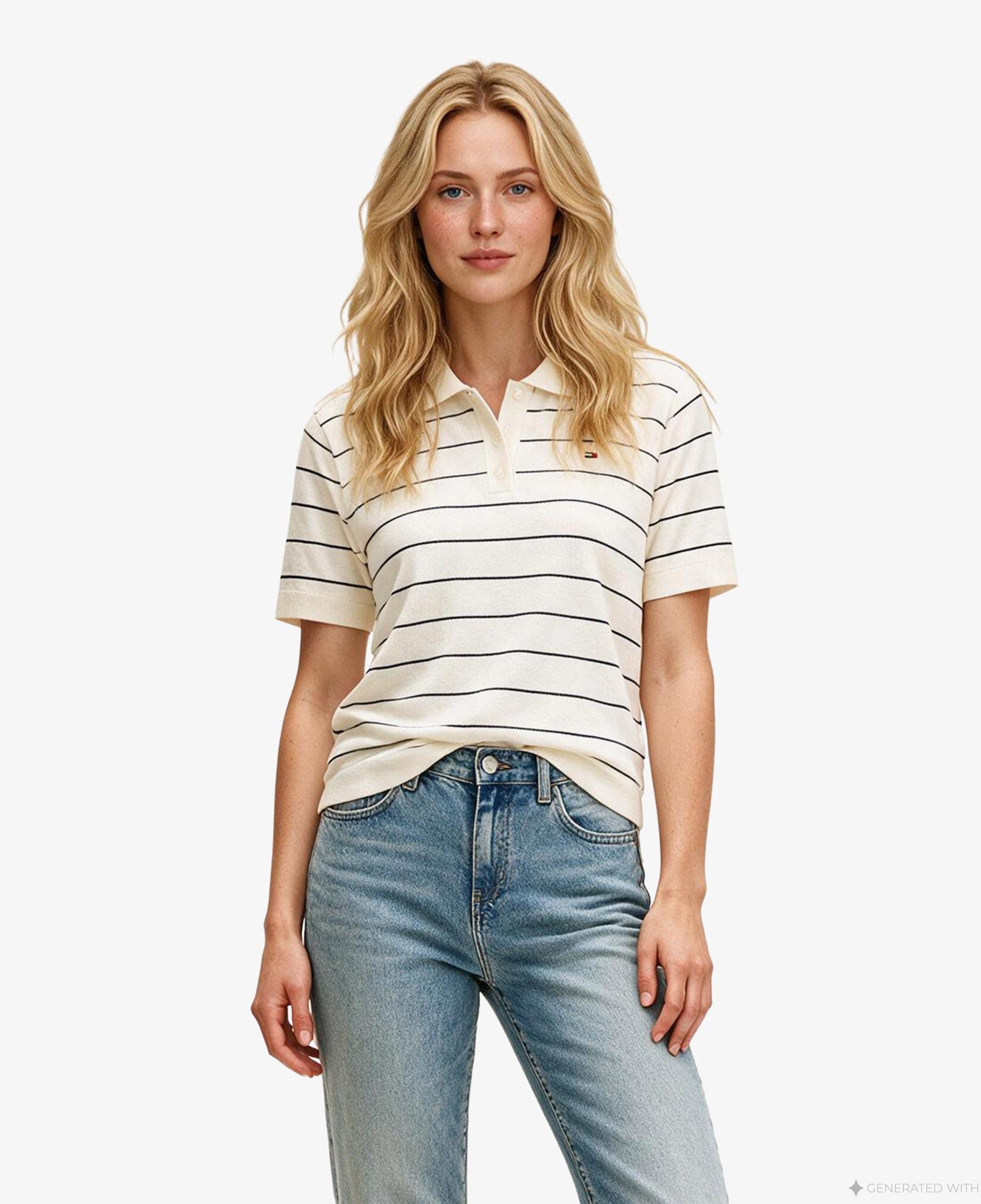 Tommy Hilfiger Stitch Mini Kadın Beyaz Triko
