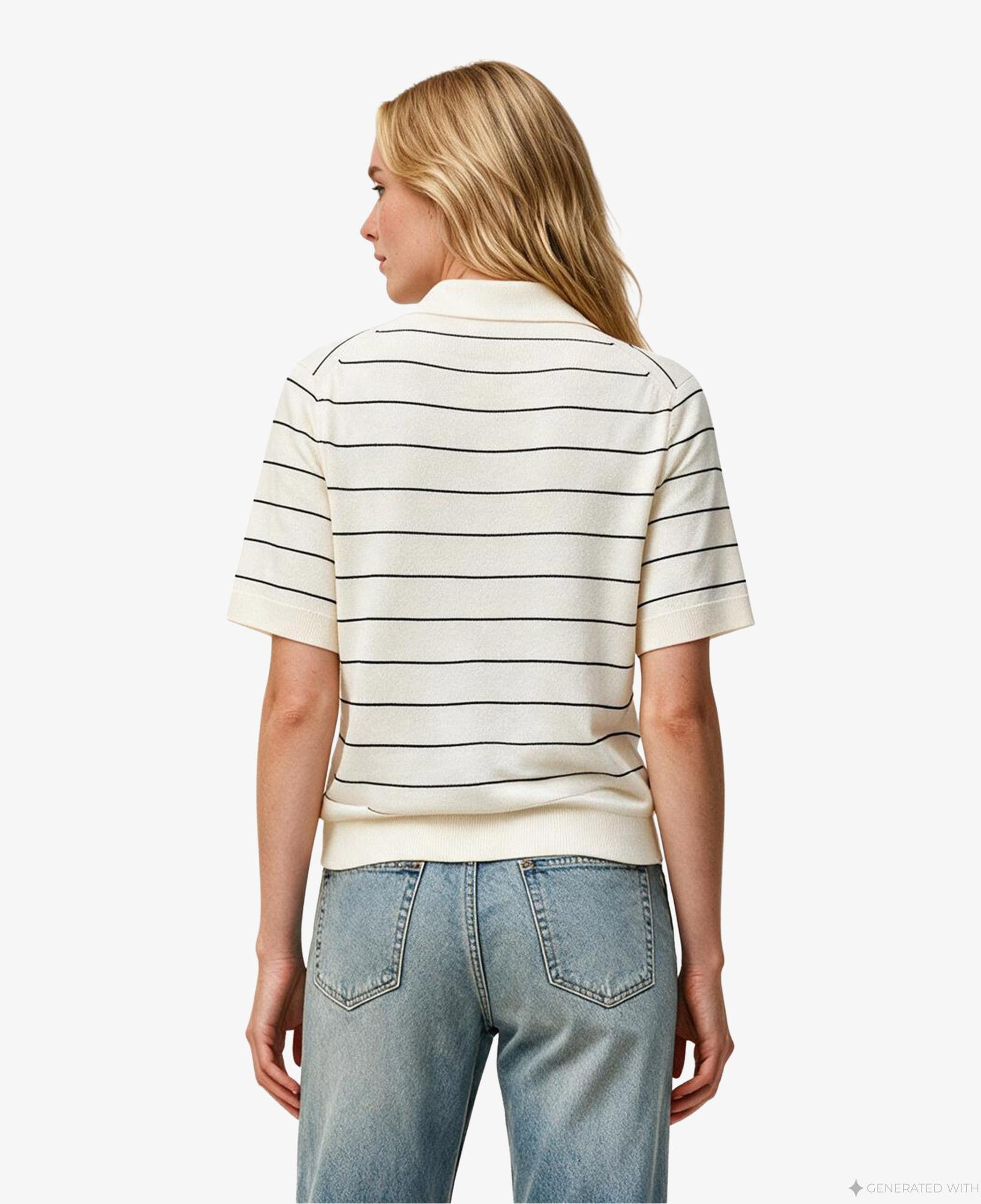 Tommy Hilfiger Stitch Mini Kadın Beyaz Triko