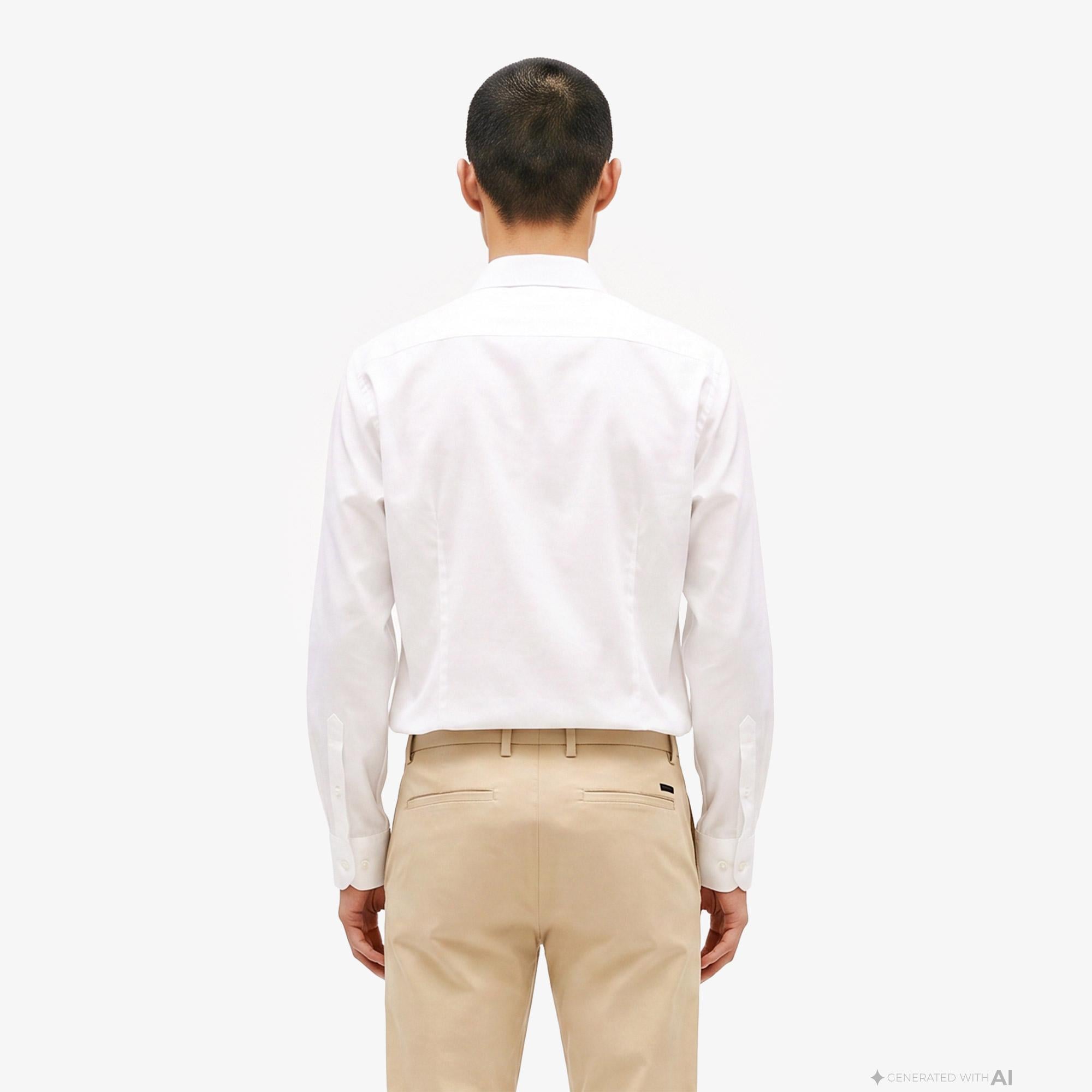 Tommy Hilfiger Non Iron Erkek Beyaz Gömlek