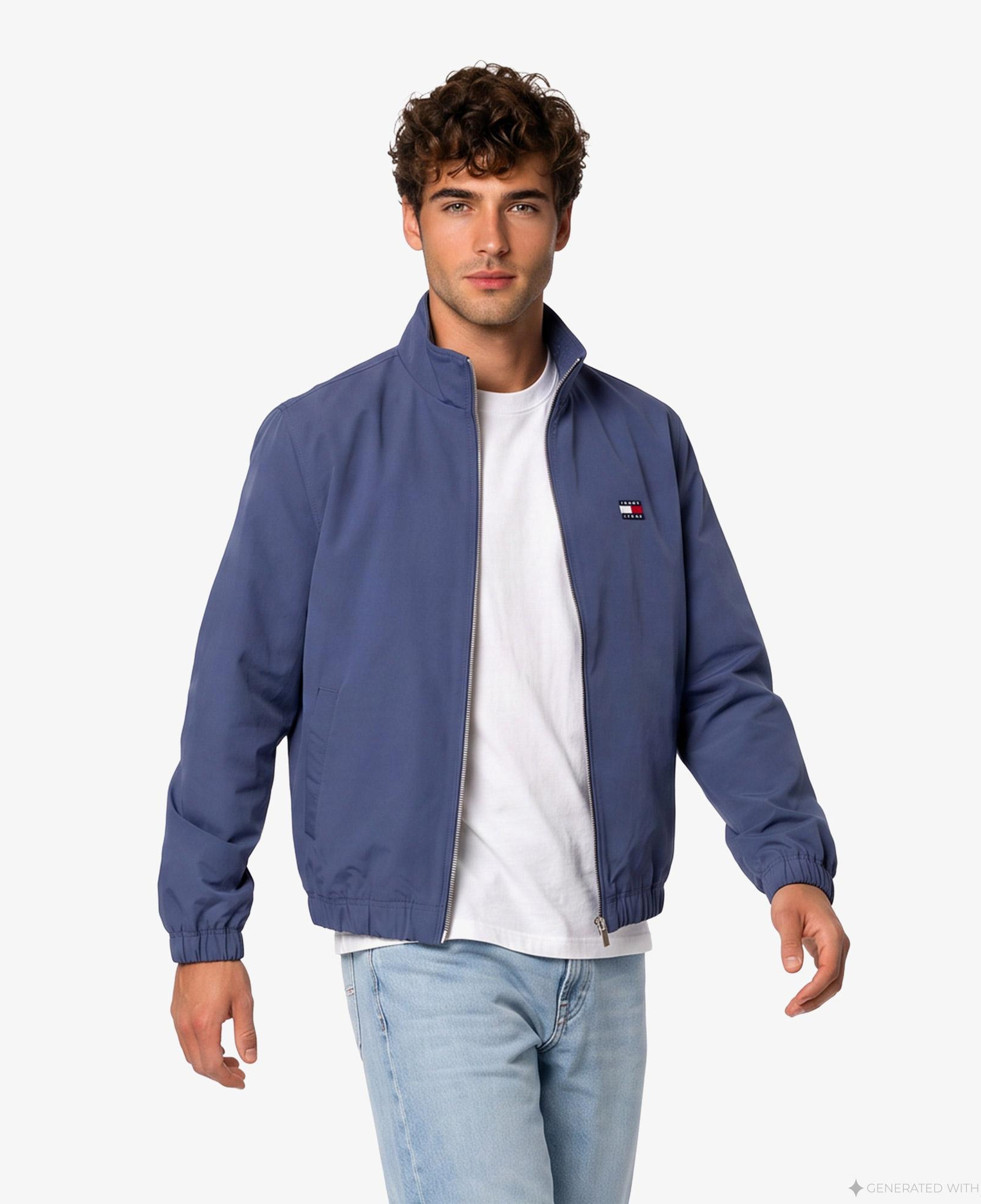 Tommy Hilfiger Essential Erkek Mavi Ceket