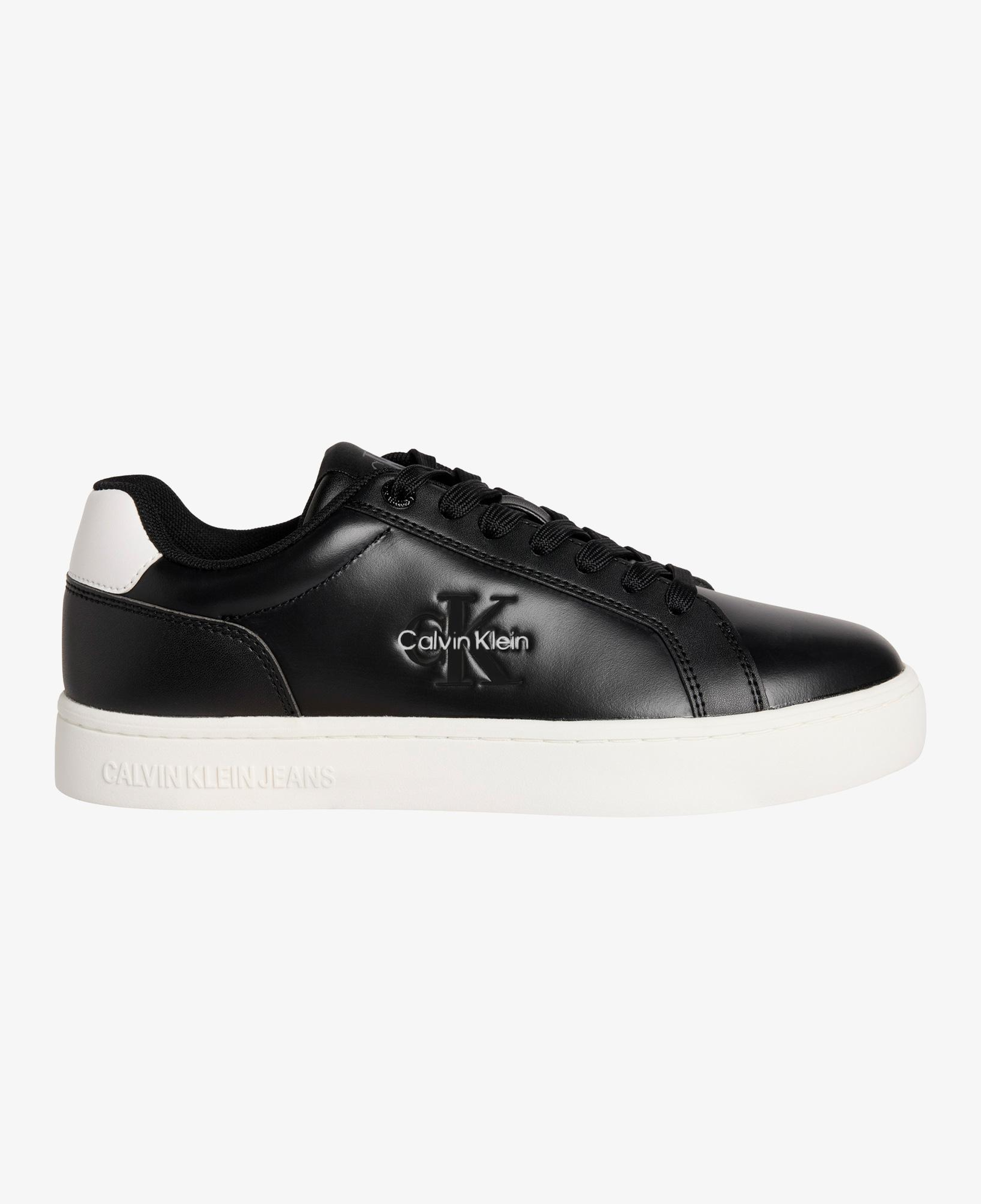 Calvin Klein Classic Cupsole Mono Erkek Siyah Sneaker