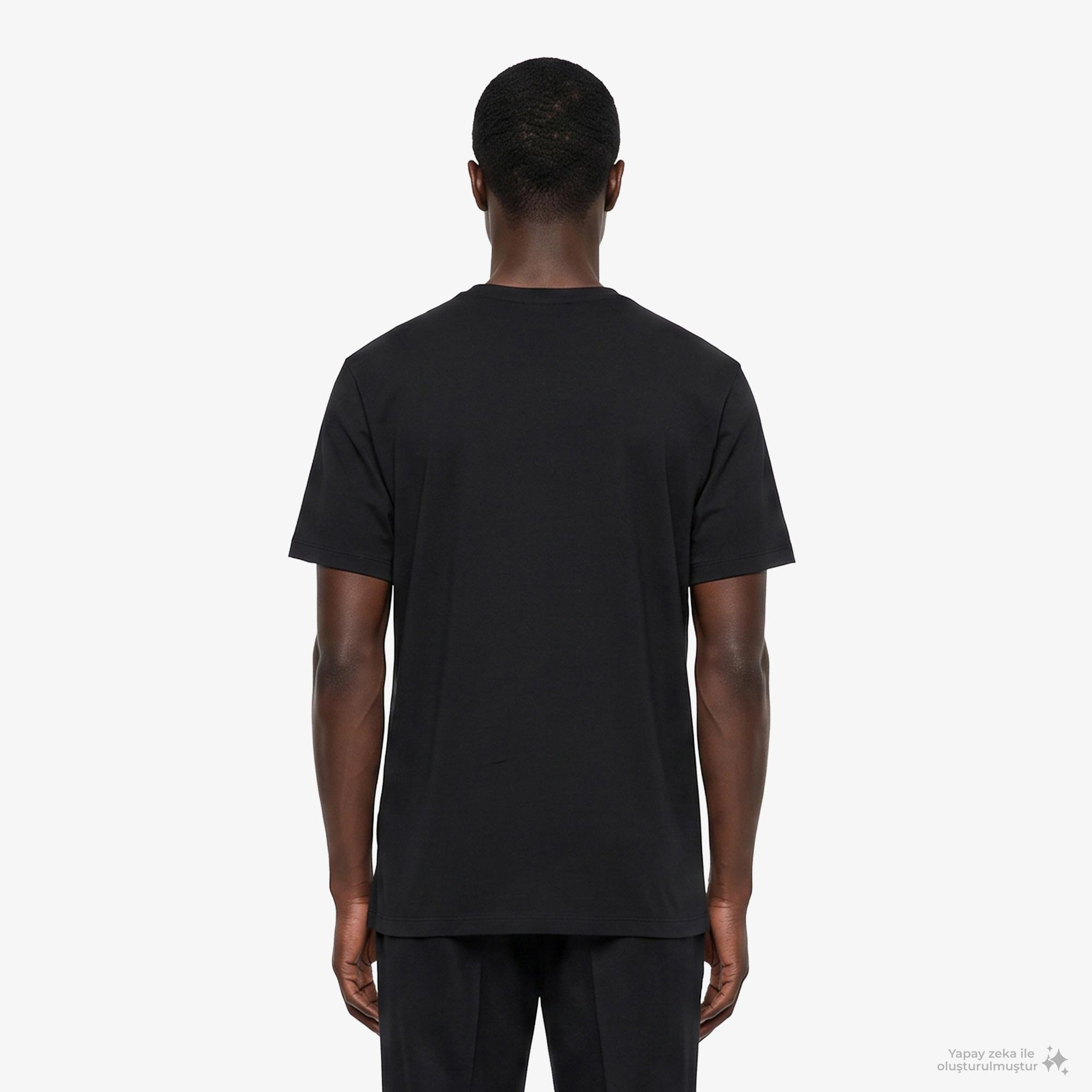 Calvin Klein Badge 30S Classic Erkek Siyah T-Shirt