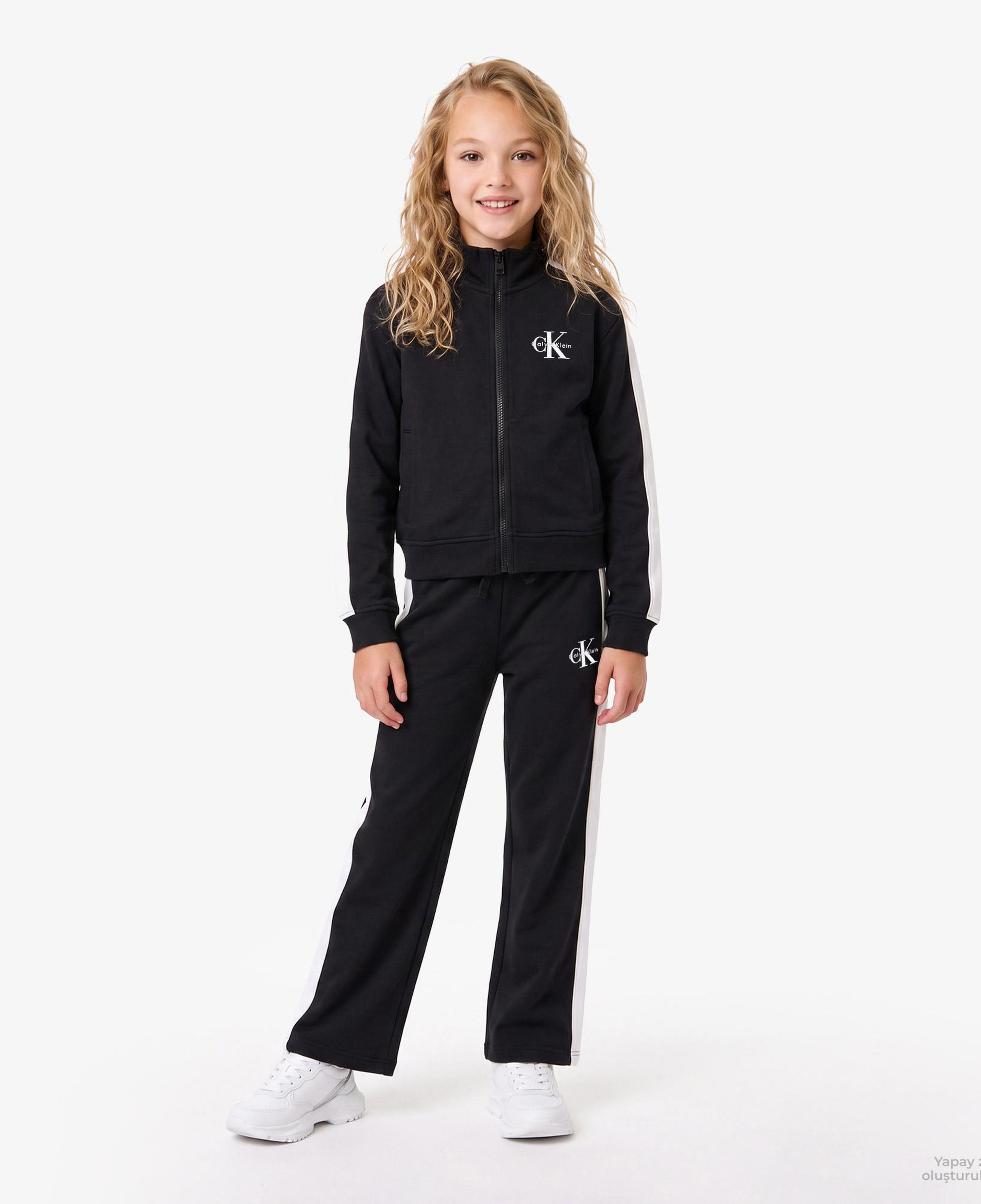 Calvin Klein Mini Me Trackset Çocuk Siyah Hediye Seti