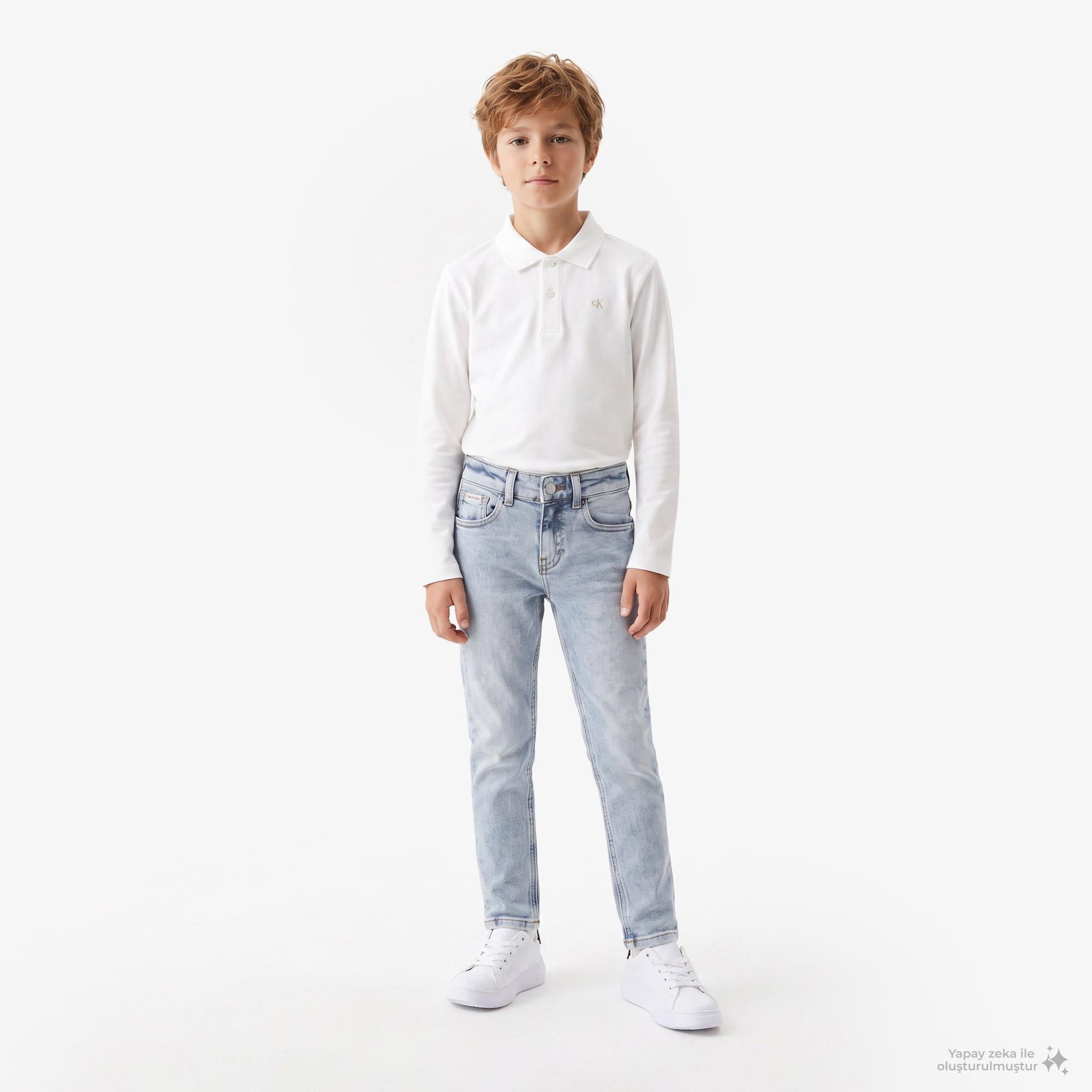Calvin Klein Dad Çocuk Mavi Jean