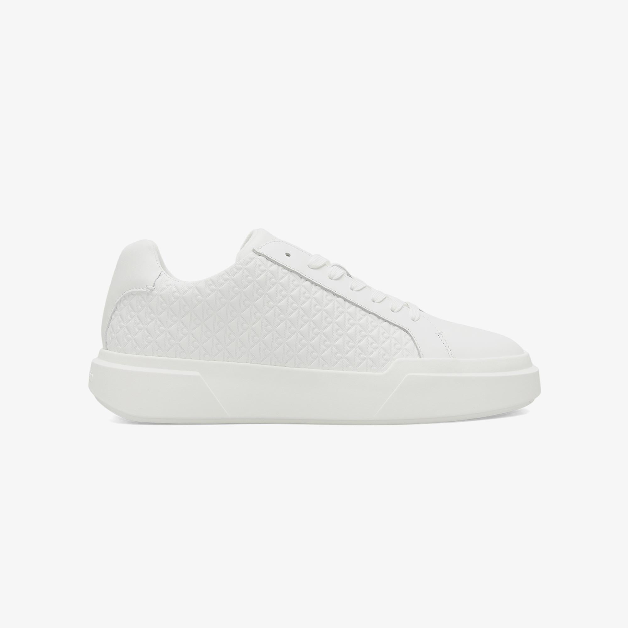 Calvin Klein Chunky Cupsole Laceup Erkek Beyaz Sneaker