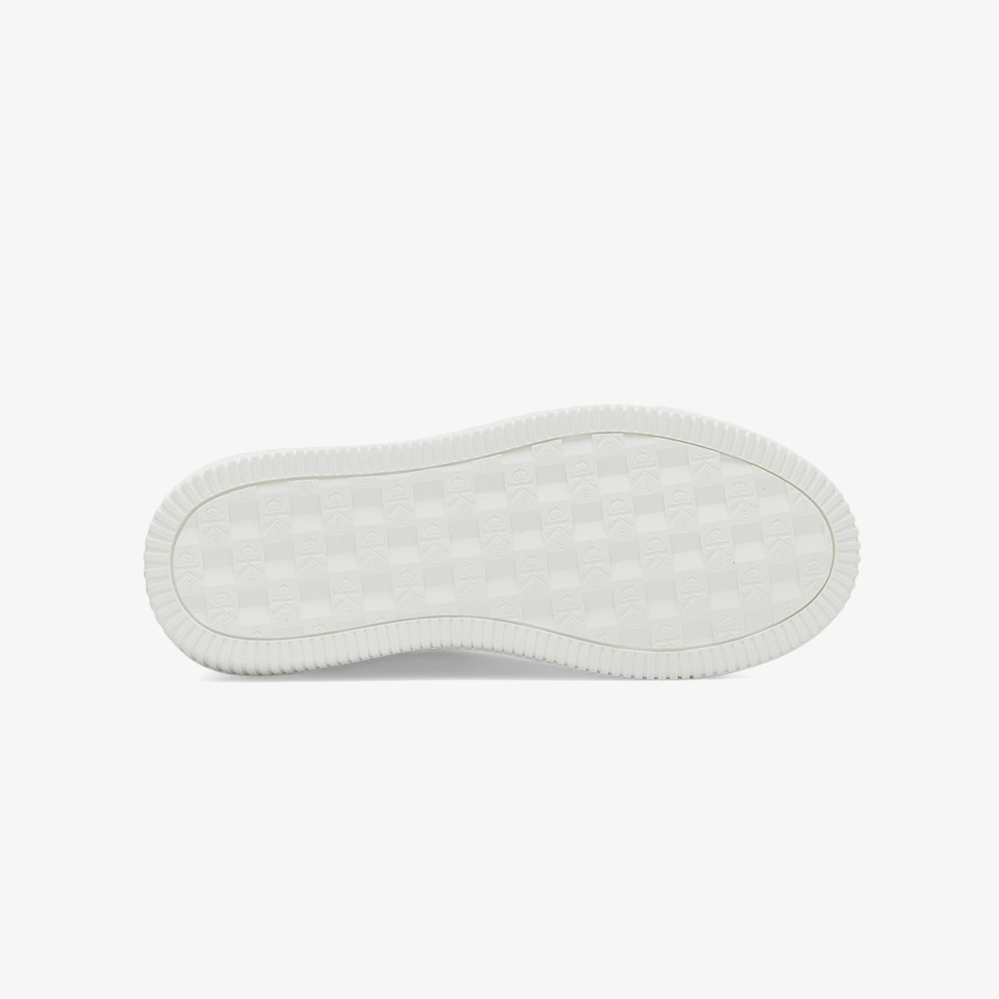 Calvin Klein Chunky Cupsole Mono Kadın Beyaz Sneaker