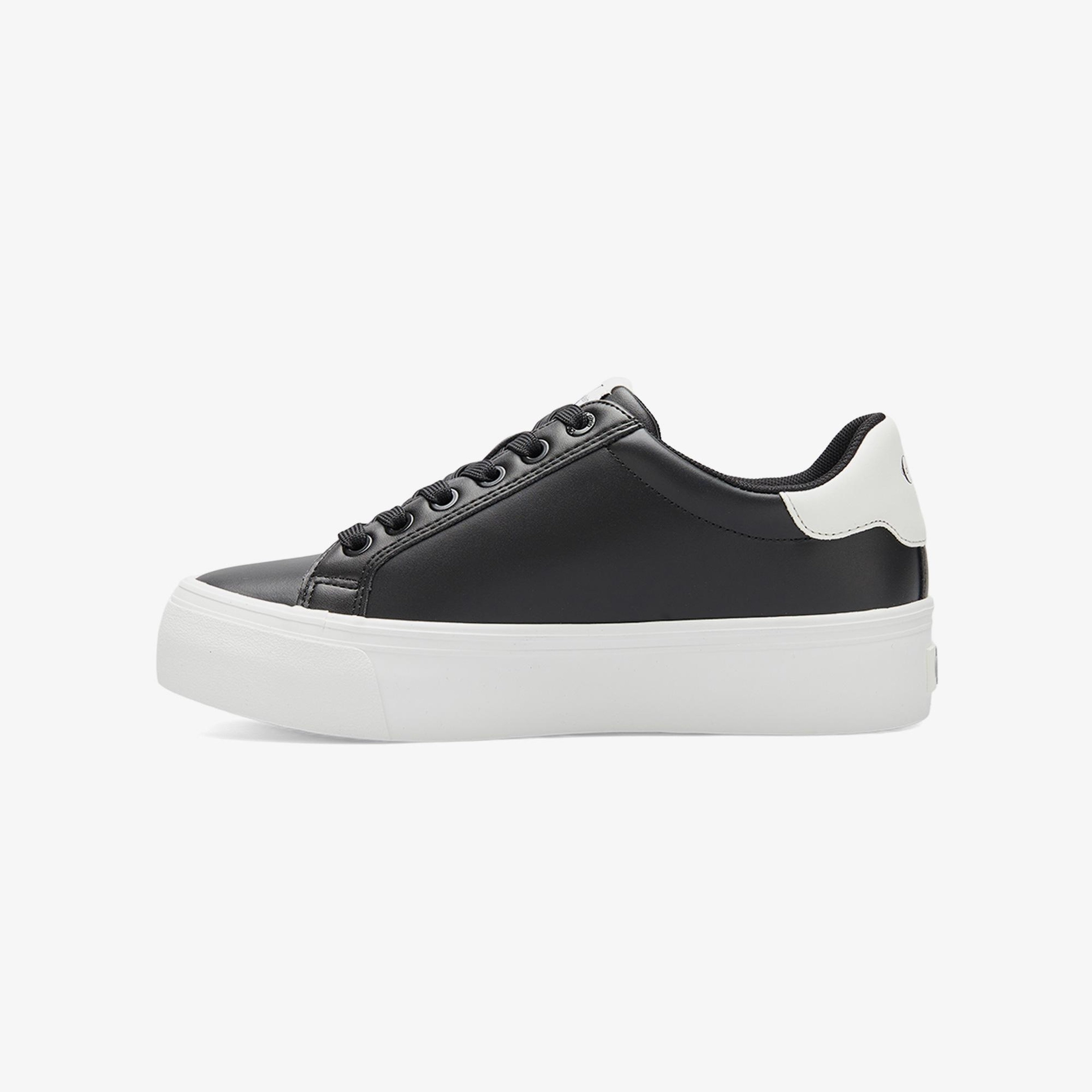 Calvin Klein Vulc Flatform Laceup Low Kadın Siyah Sneaker