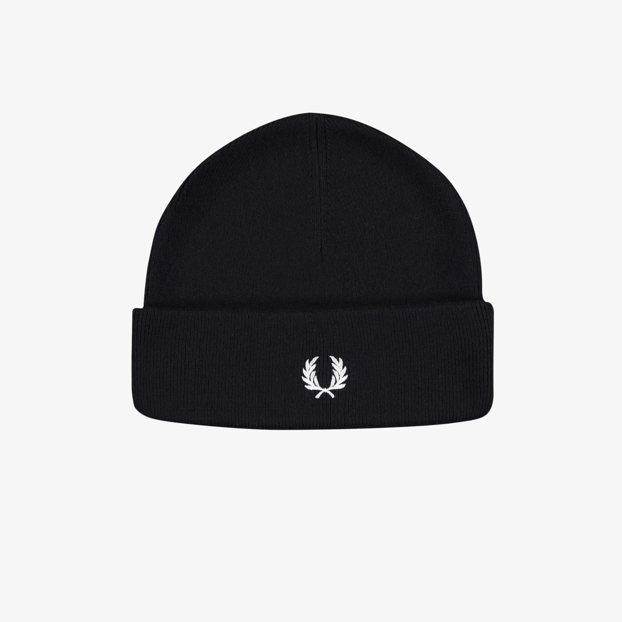 Fred Perry Classic Merino Wool Erkek Siyah Bere