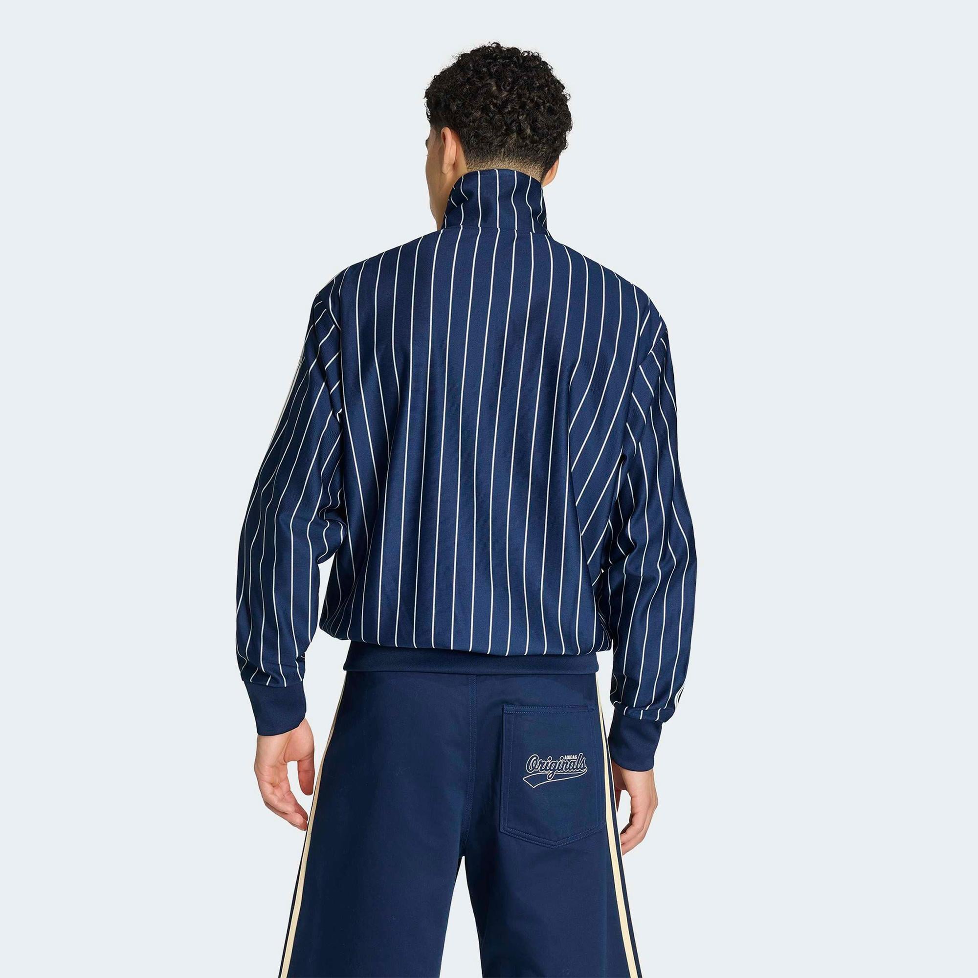 adidas Firebird PinStripes Erkek Lacivert Eşofman Üstü