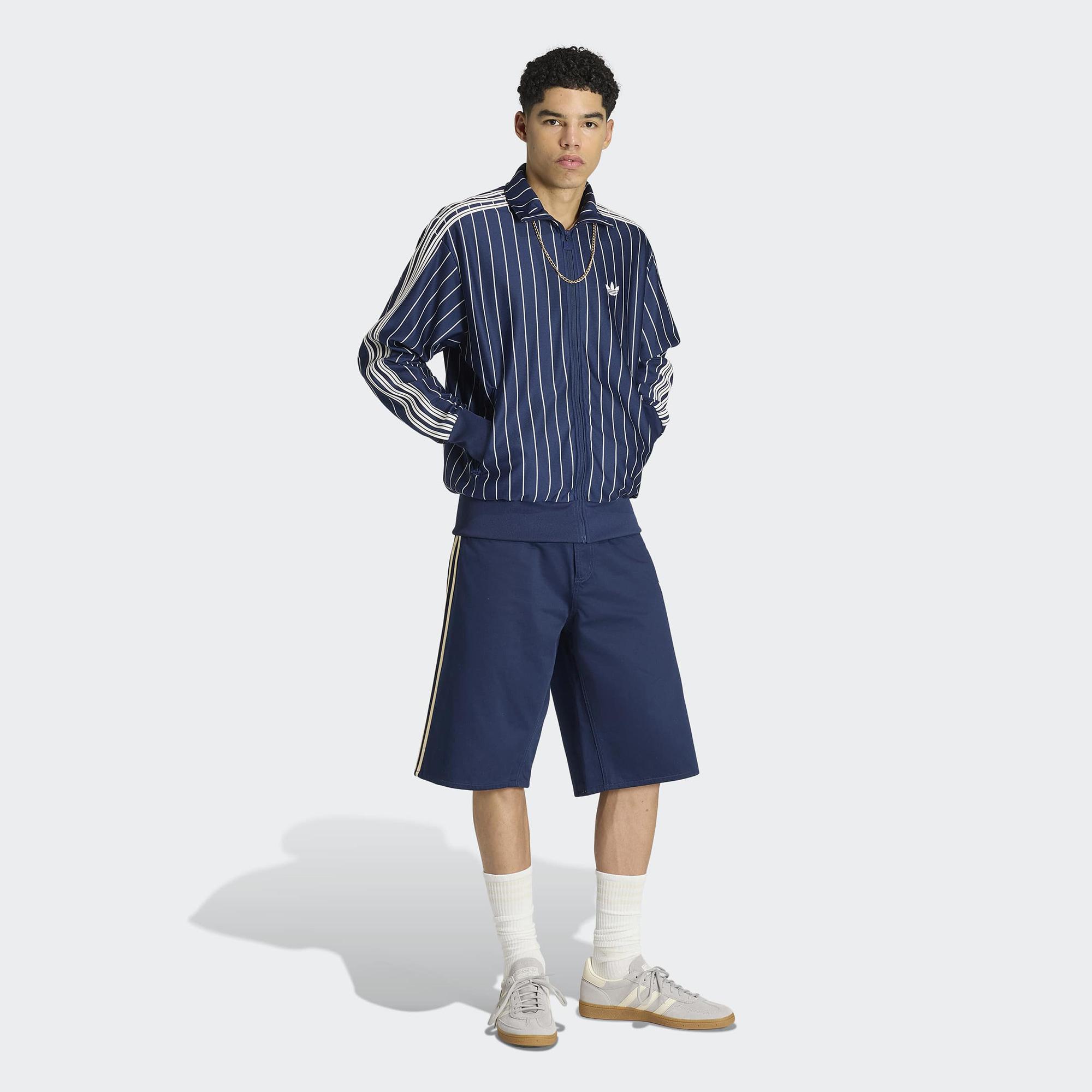 adidas Firebird PinStripes Erkek Lacivert Eşofman Üstü