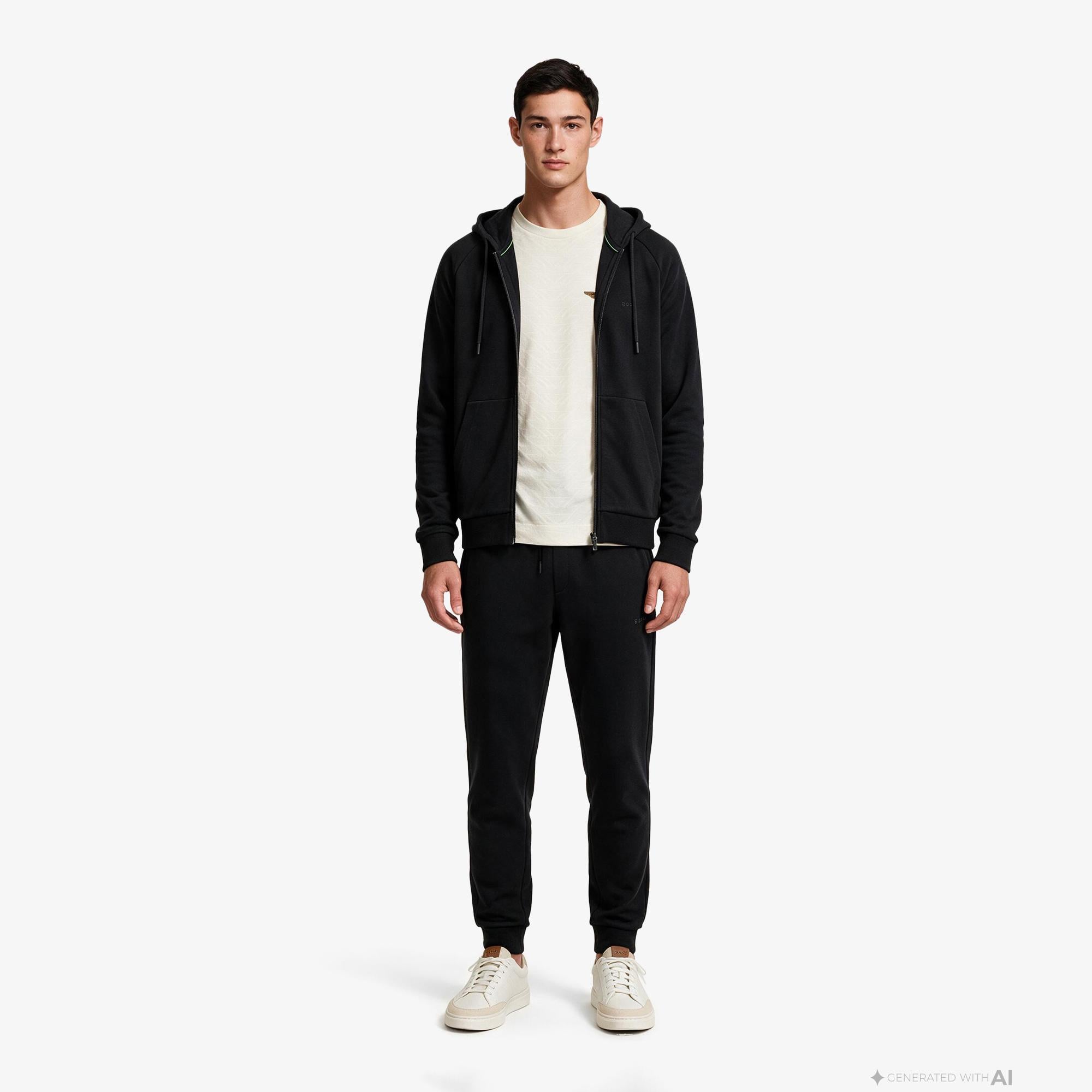 Boss Saggy Erkek Siyah Sweatshirt