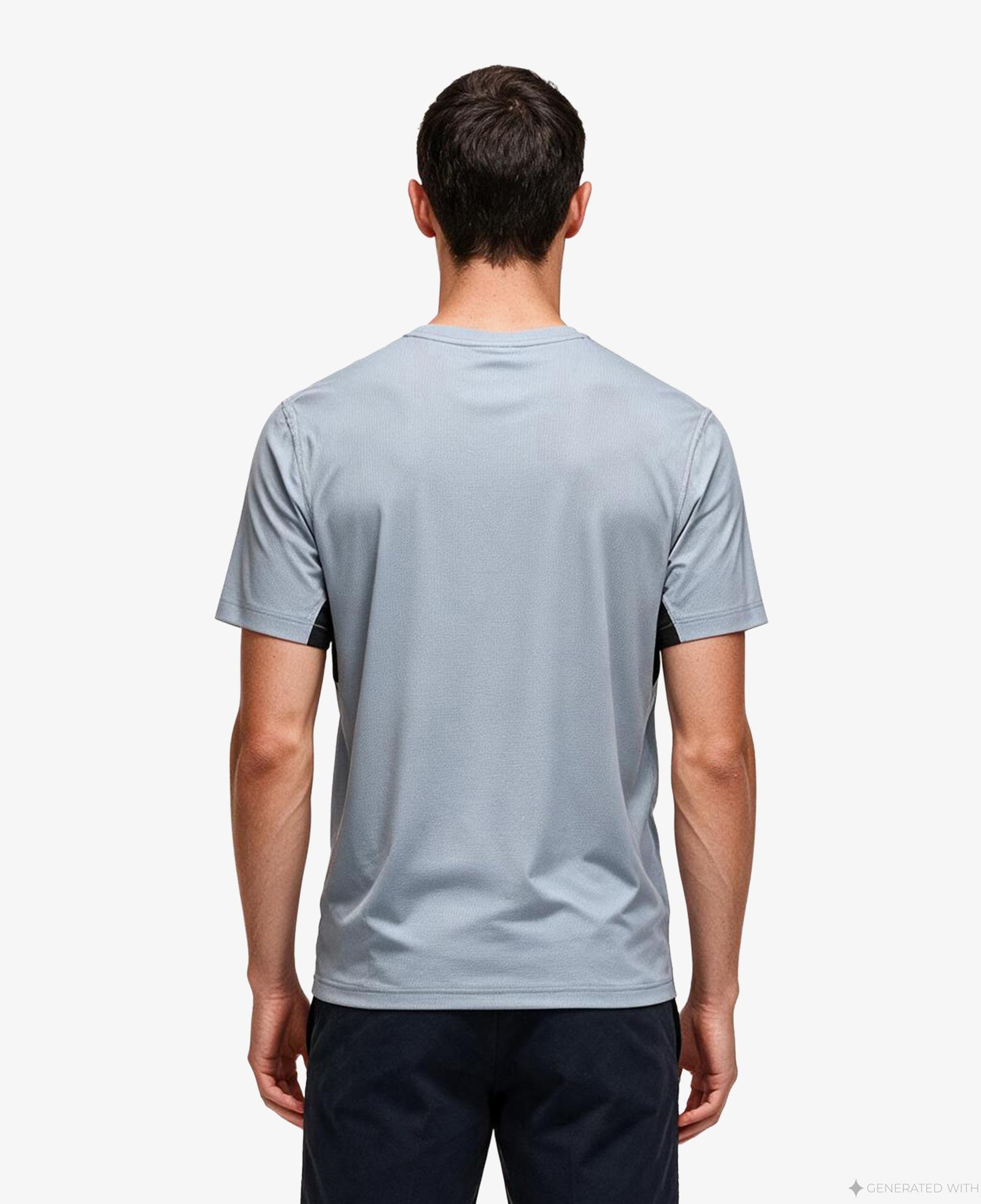 Boss Active Logo Erkek Gri T-Shirt