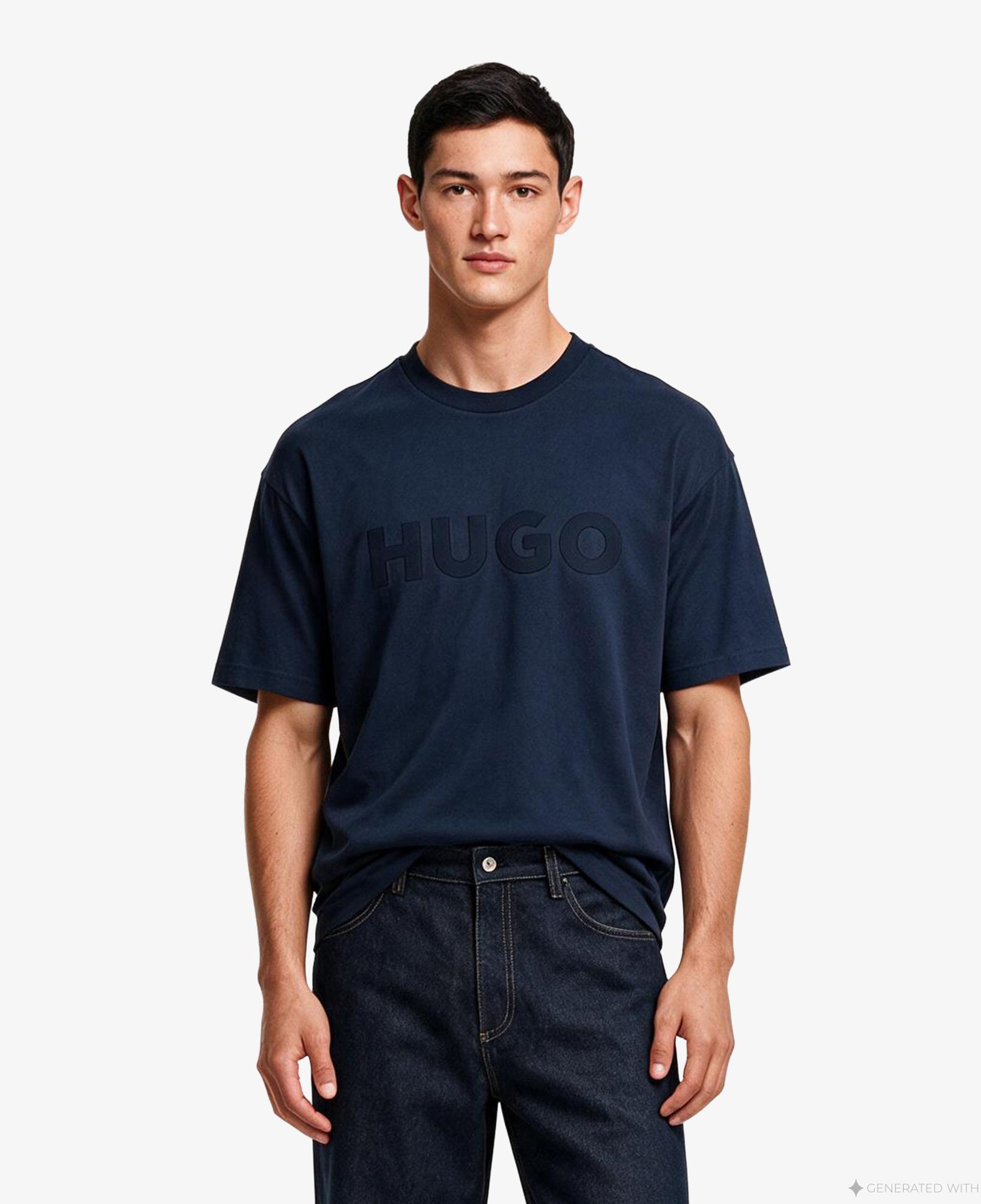 Hugo Dinkee Erkek Lacivert T-Shirt