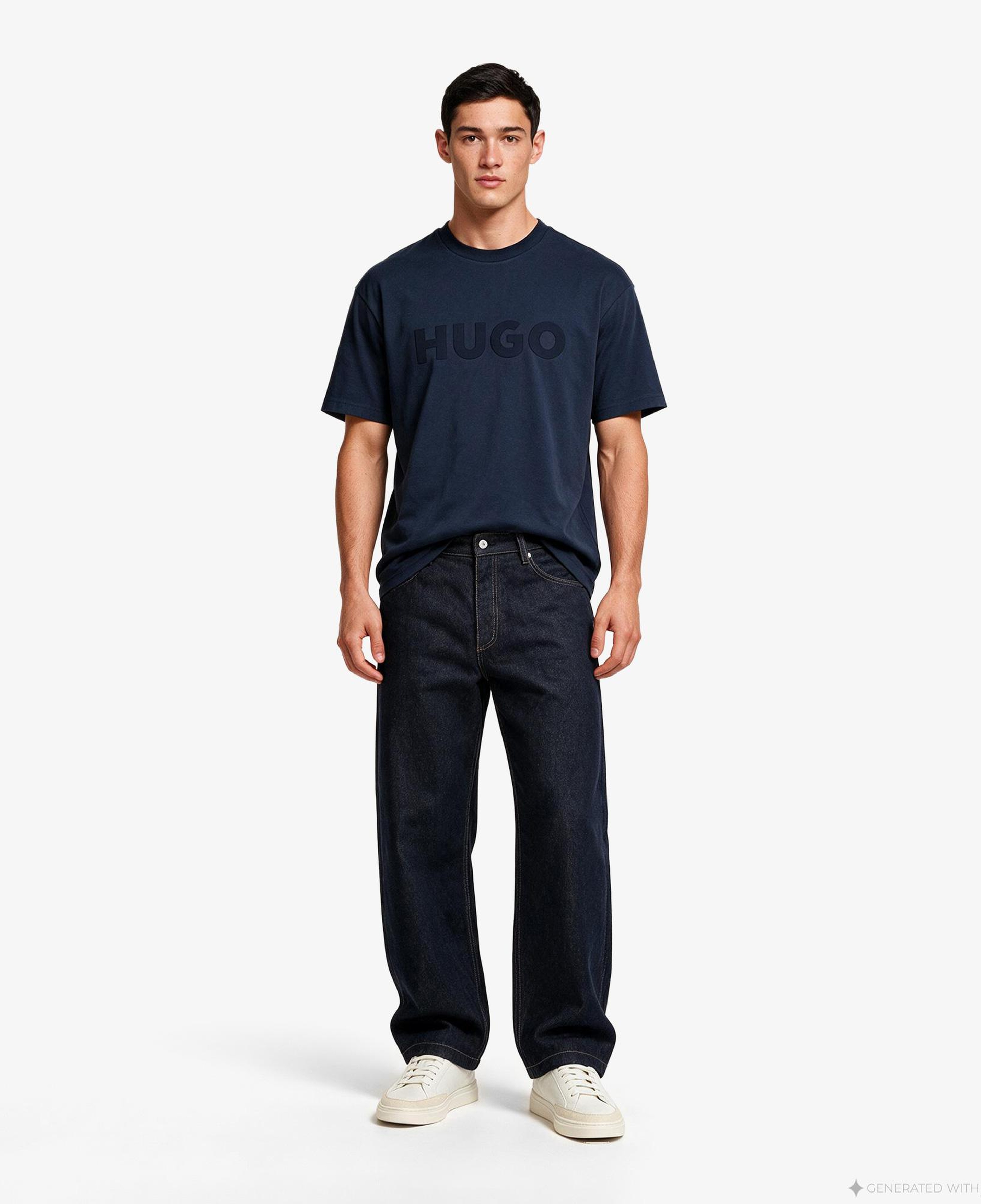 Hugo Dinkee Erkek Lacivert T-Shirt