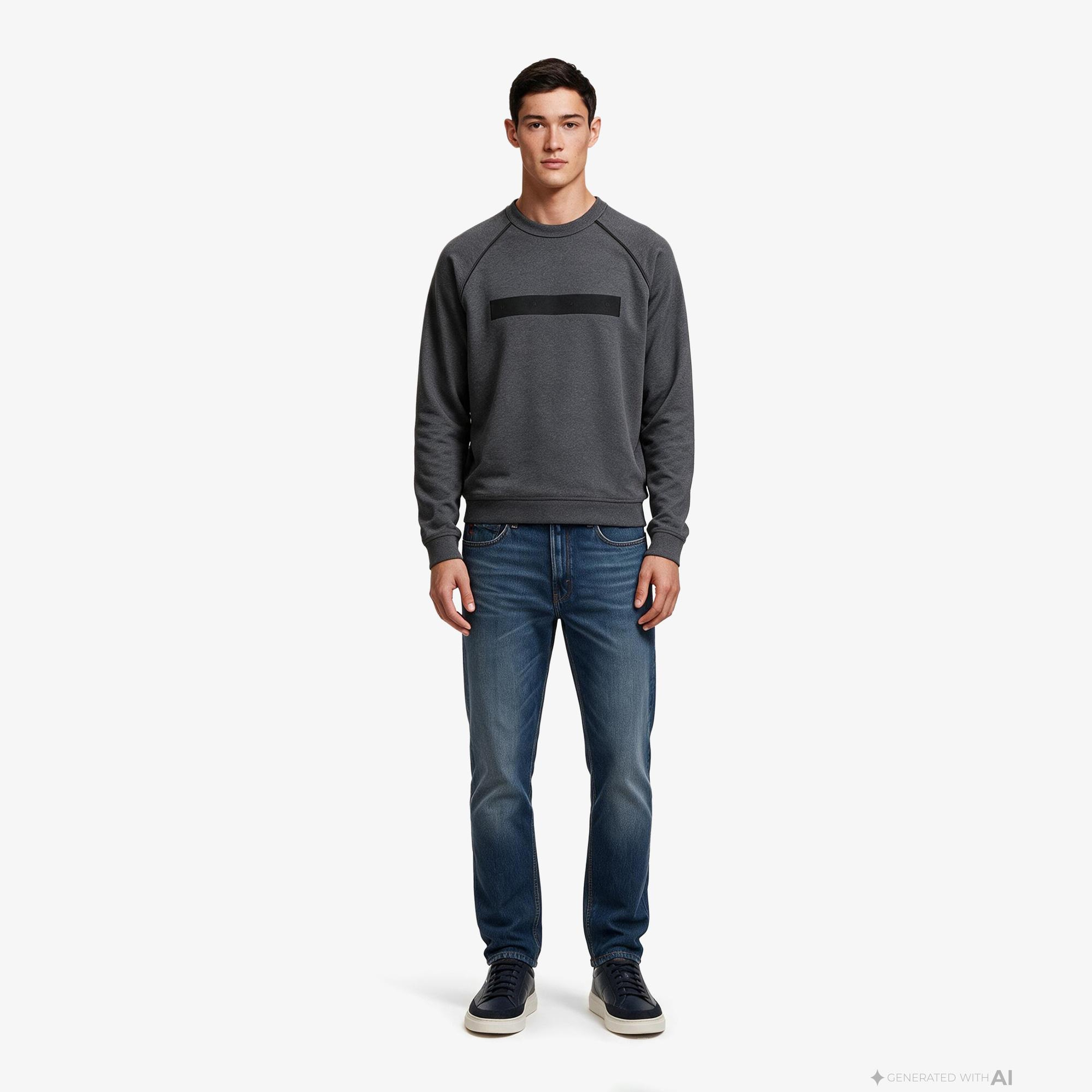 Hugo Dalim Erkek Antrasit Sweatshirt