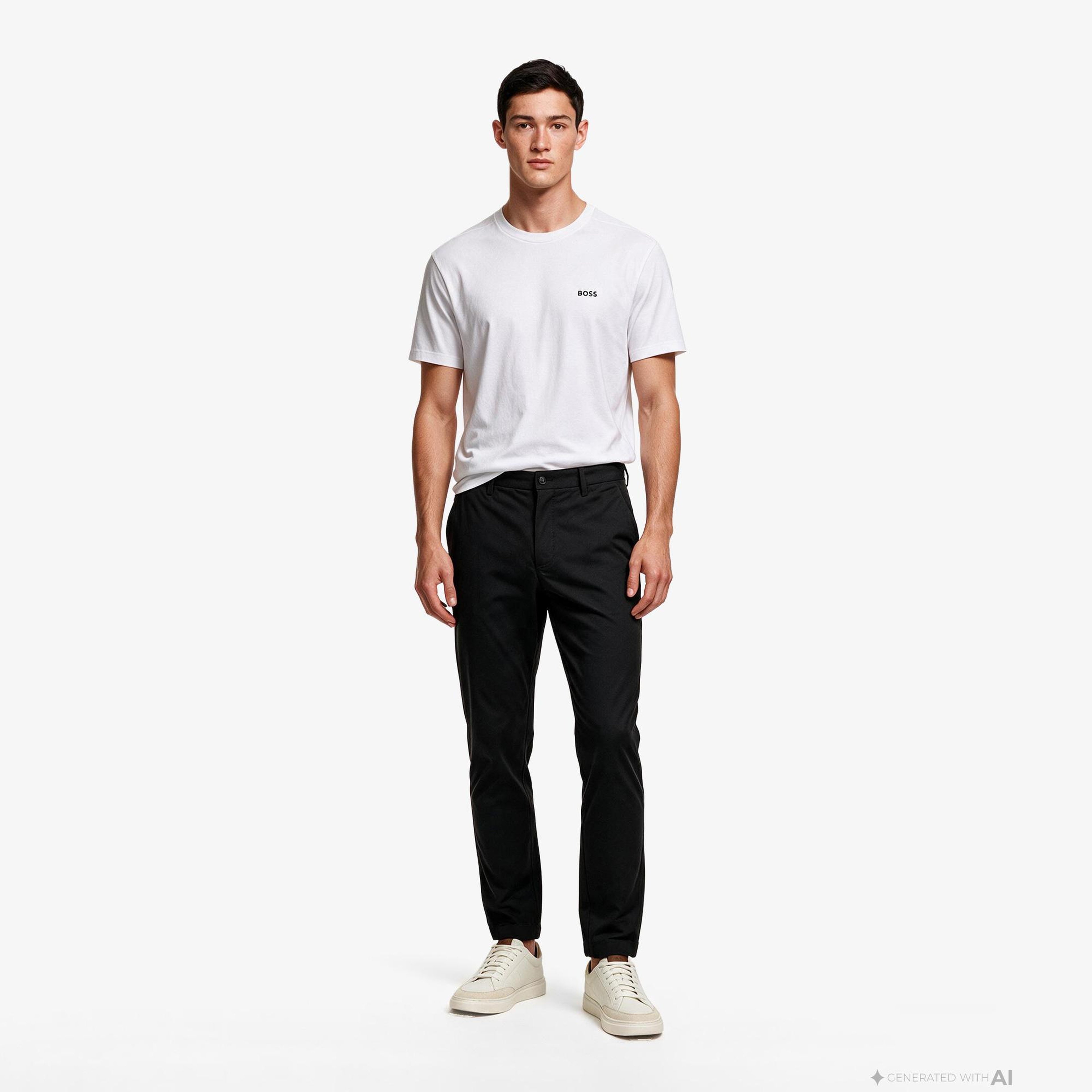 Boss Commuter Tapered Erkek Siyah Pantolon