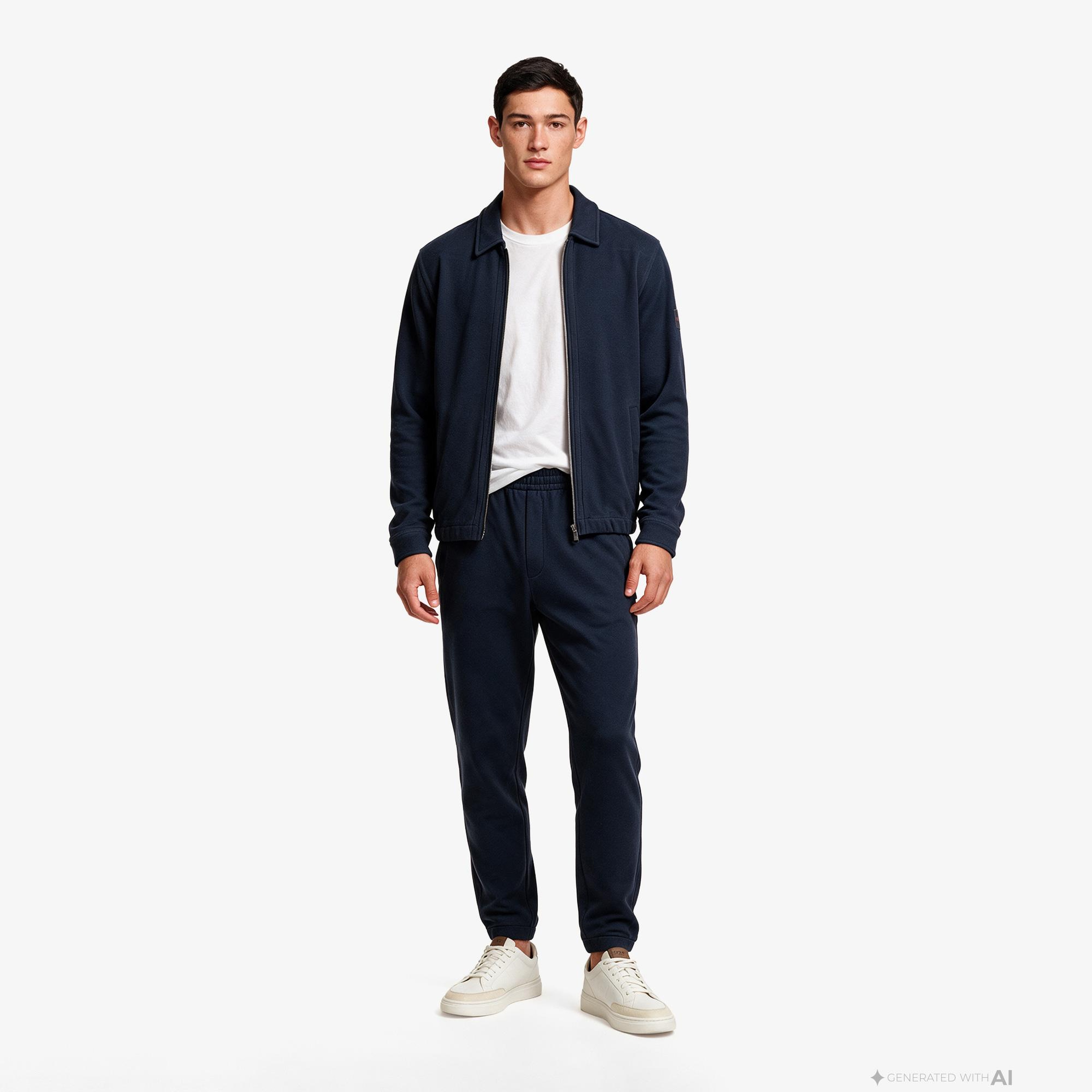 Boss Bend Erkek Lacivert Sweatshirt