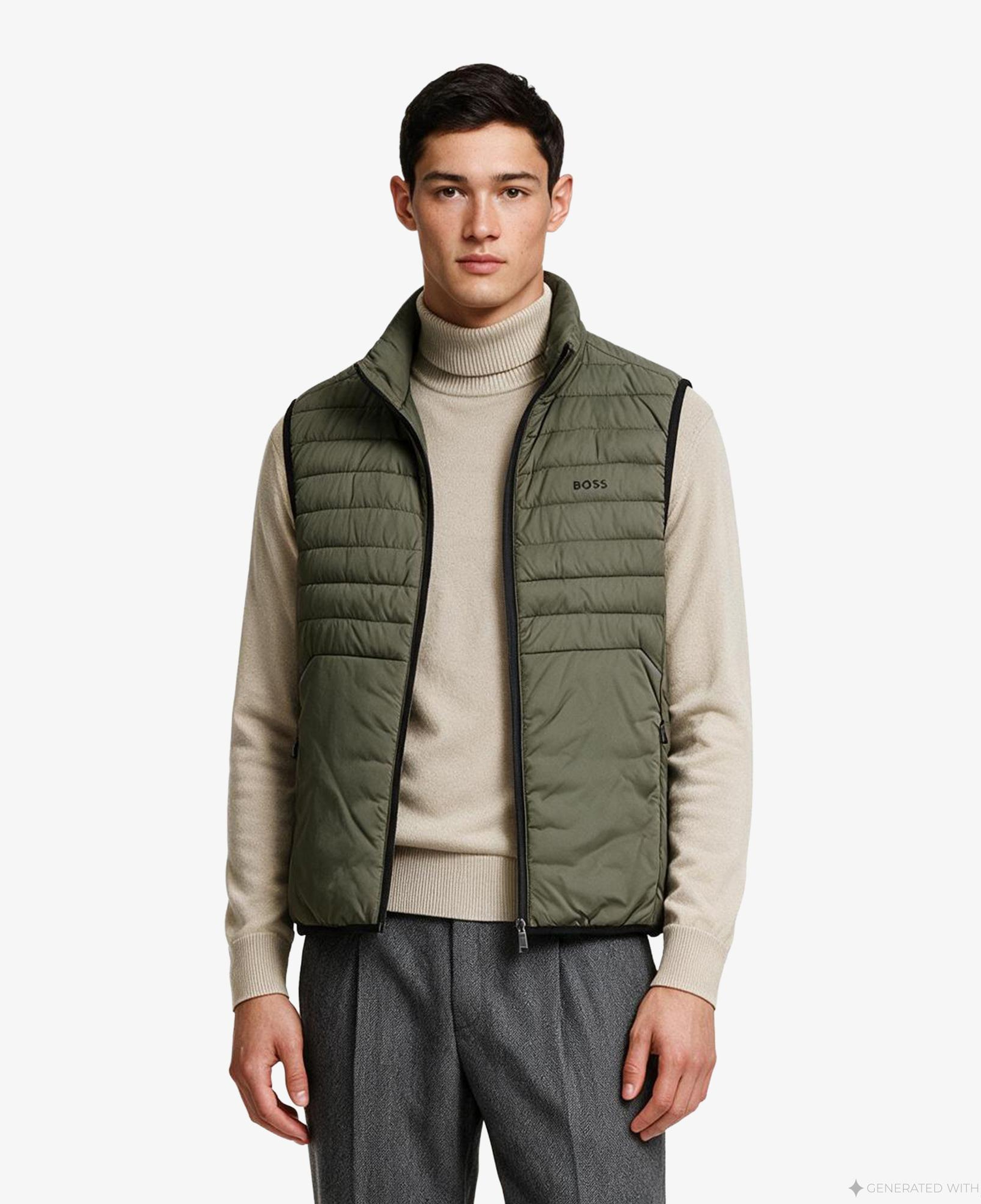 Boss Urbanex Erkek Yeşil Yelek