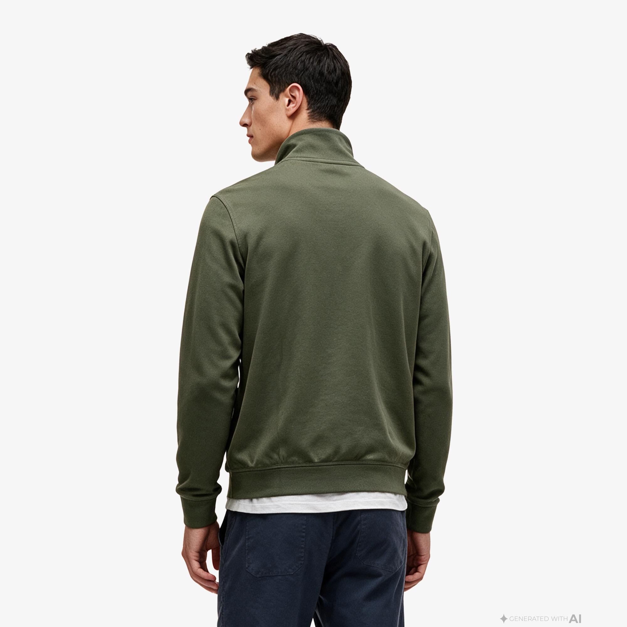 Boss Zetrust Erkek Yeşil Sweatshirt