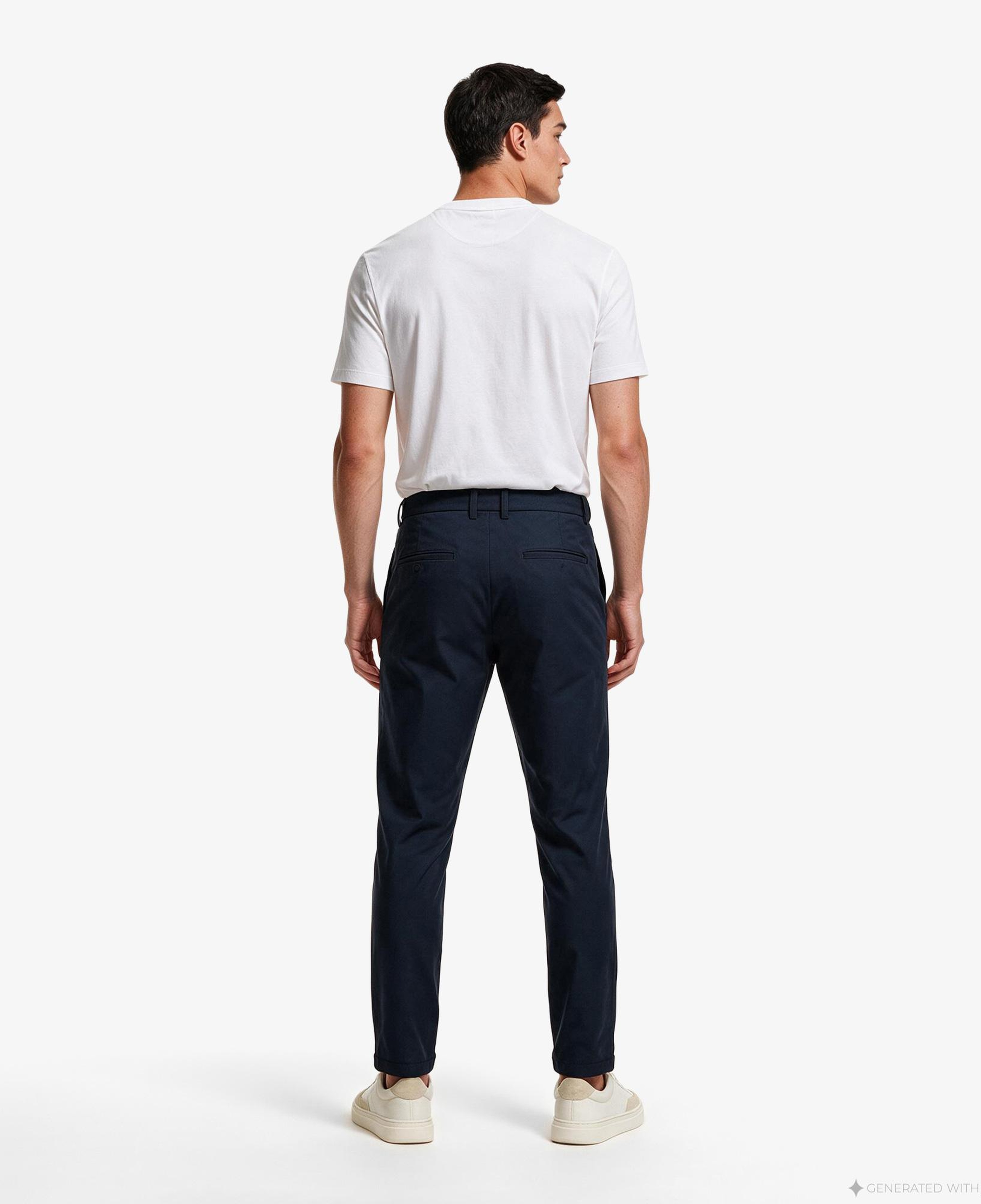 Boss Commute Tapered Erkek Lacivert Trousers