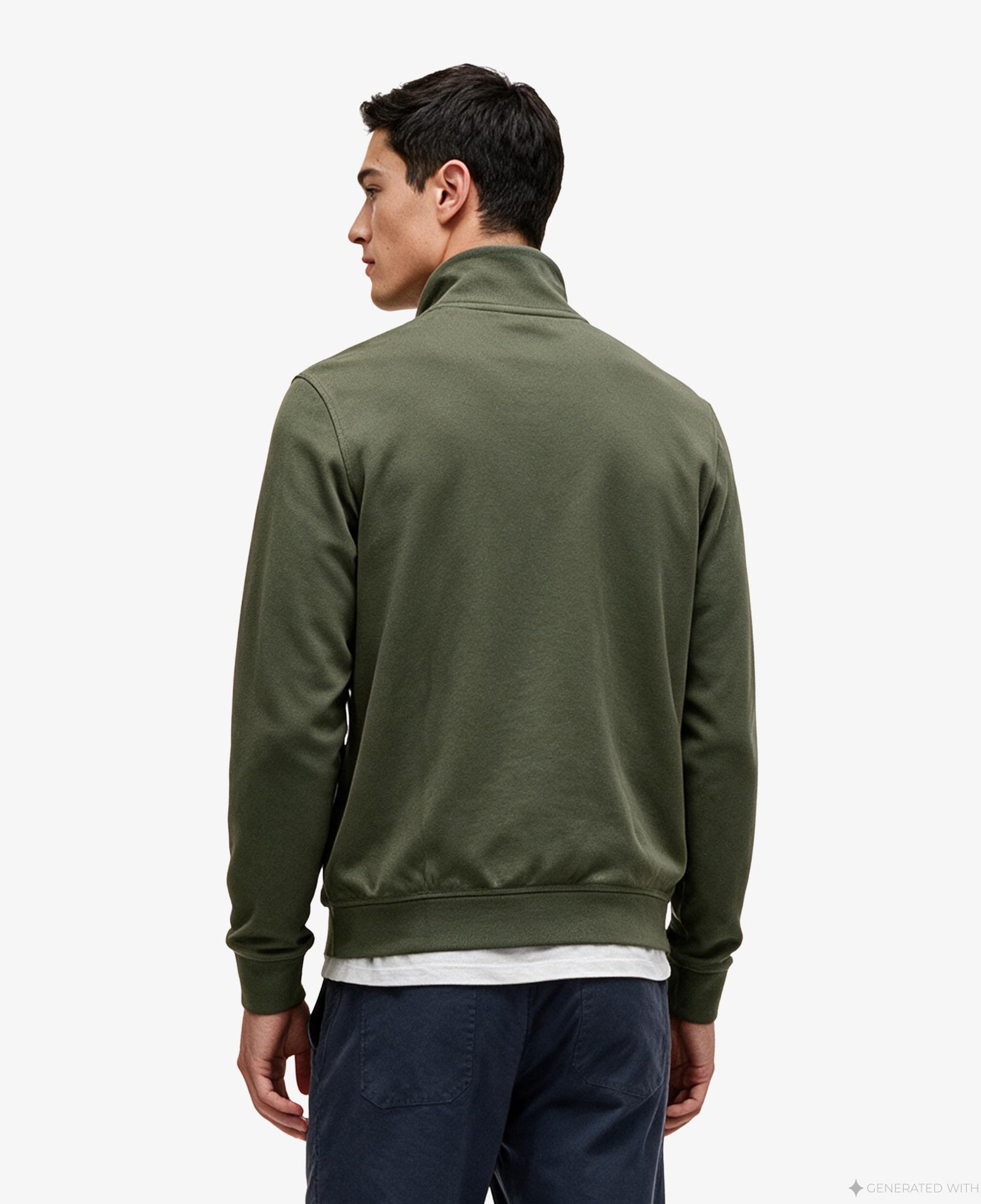 Boss Zetrust Erkek Yeşil Sweatshirt