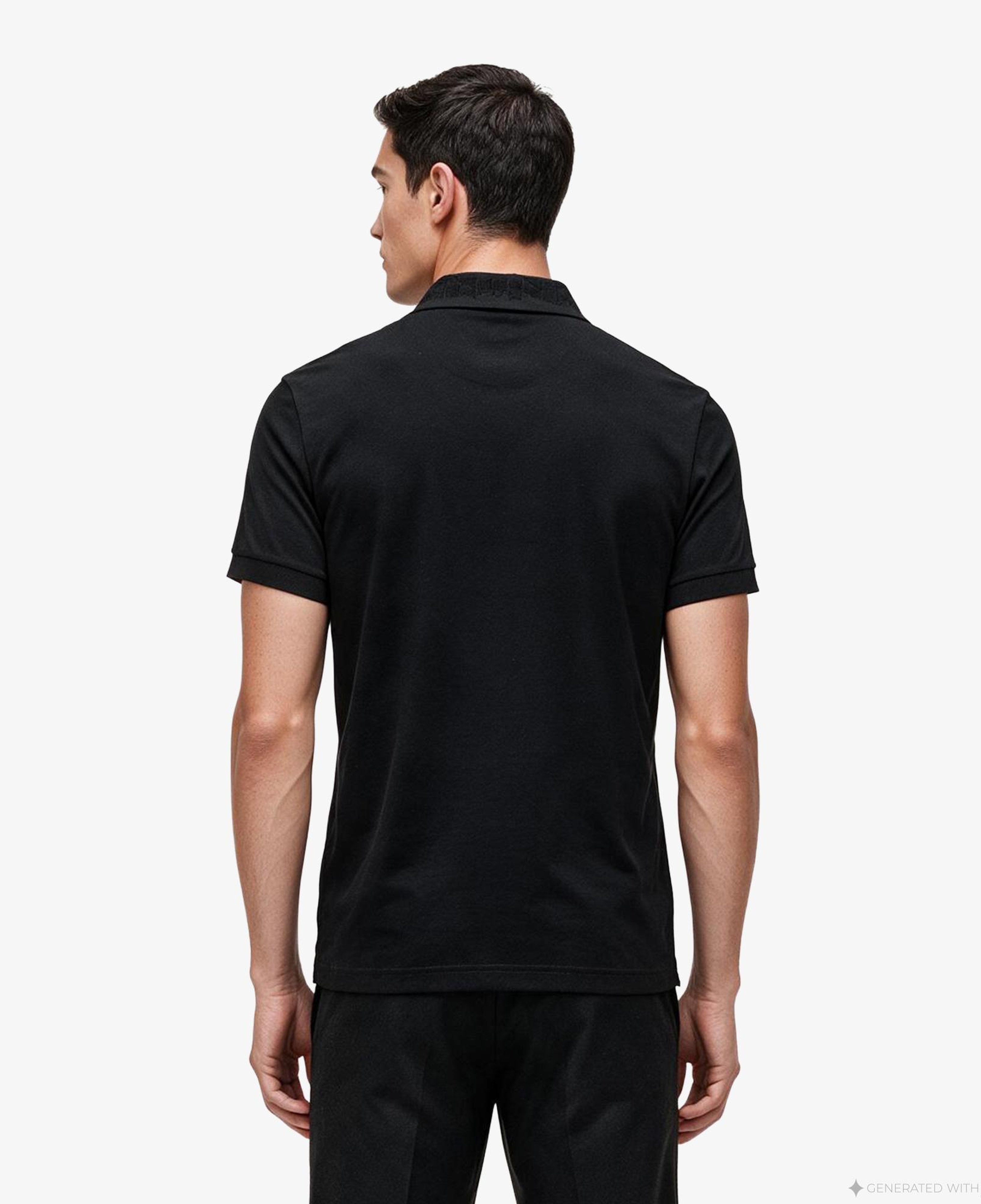 Boss Goc Swing Paddy Erkek Siyah Polo