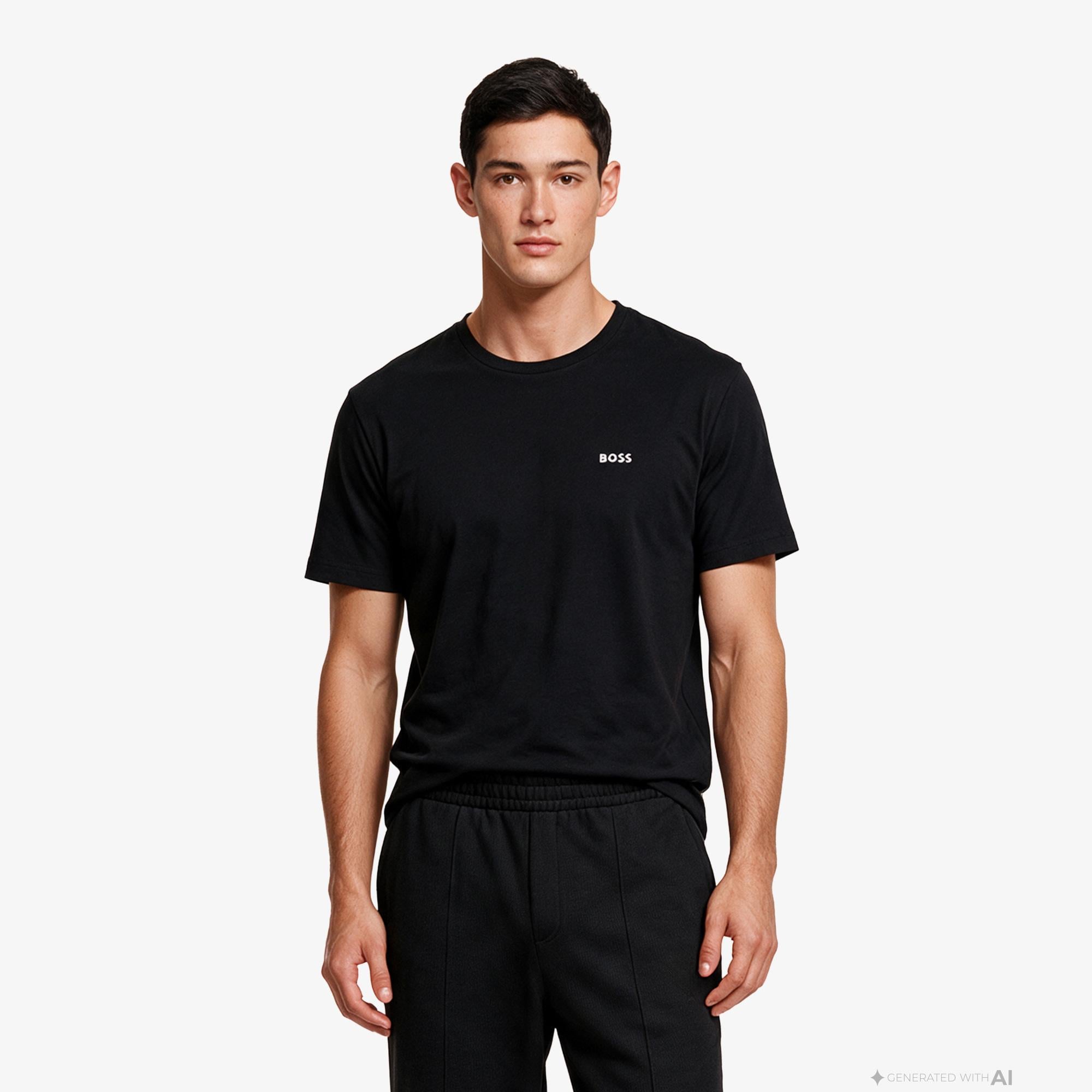 Boss 3'lü Erkek Siyah T-Shirt