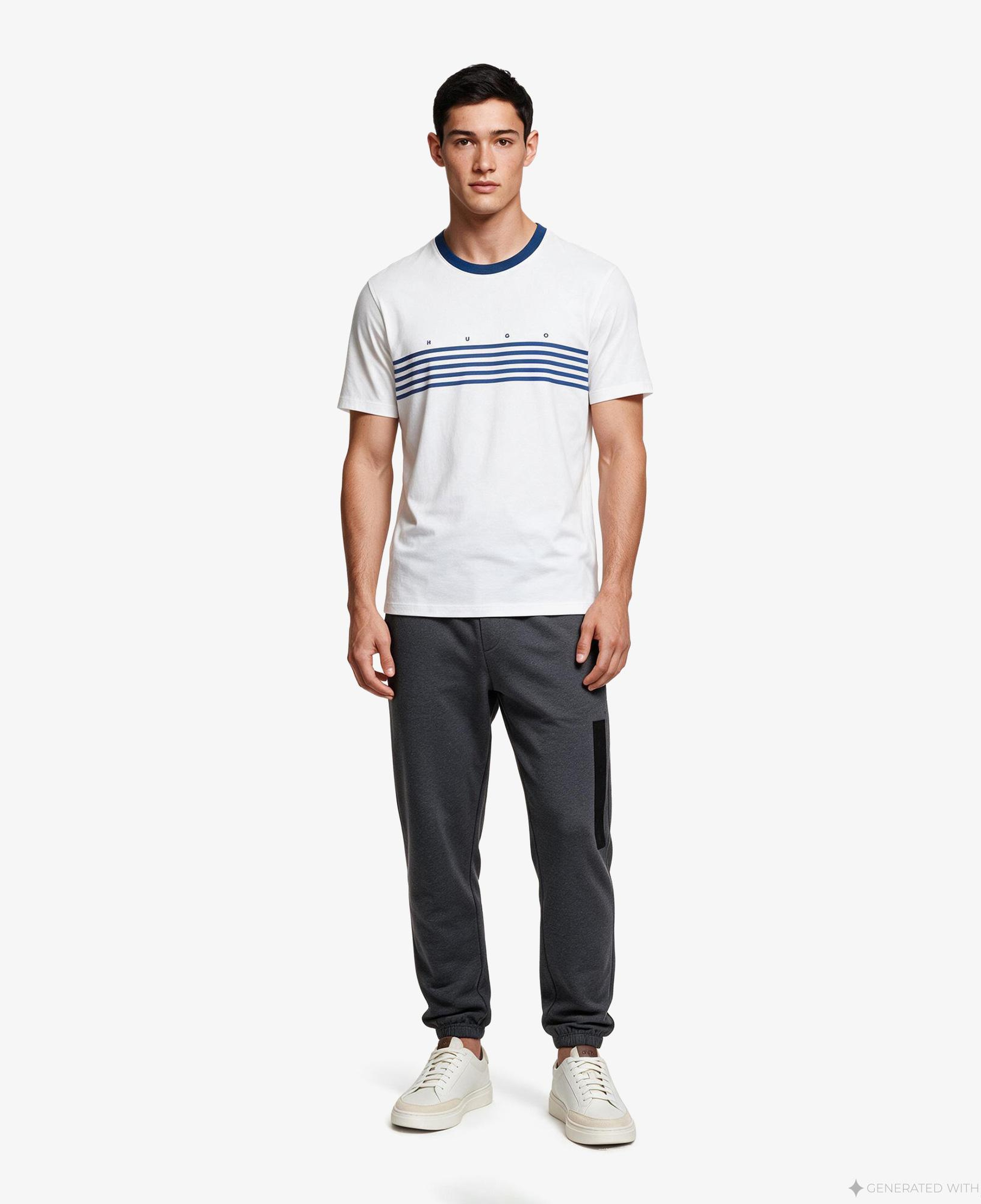 Hugo Dempsy Erkek Beyaz T-Shirt