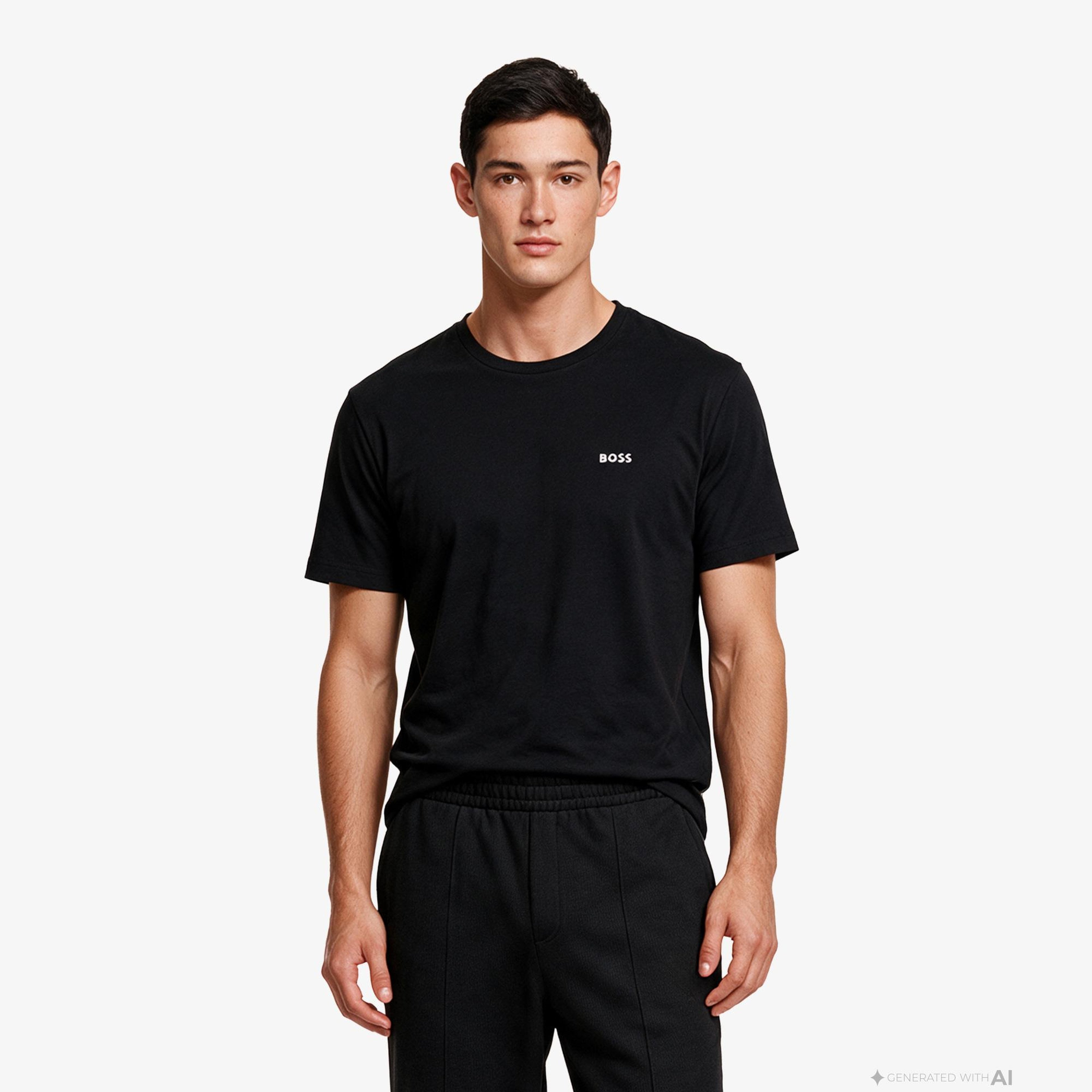 Boss 3'lü Erkek Siyah T-Shirt