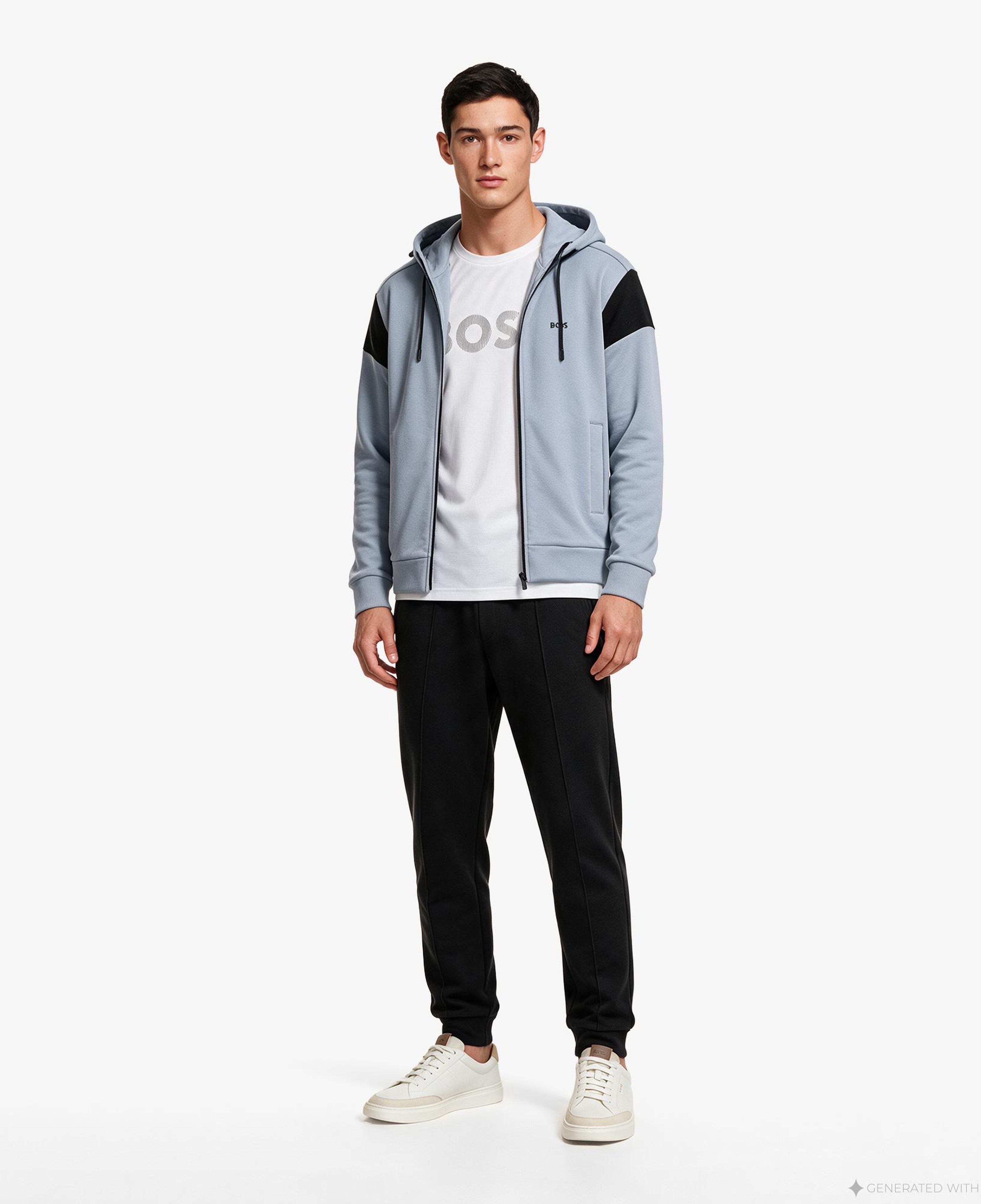 Boss Union Saggy Erkek Gri Sweatshirt