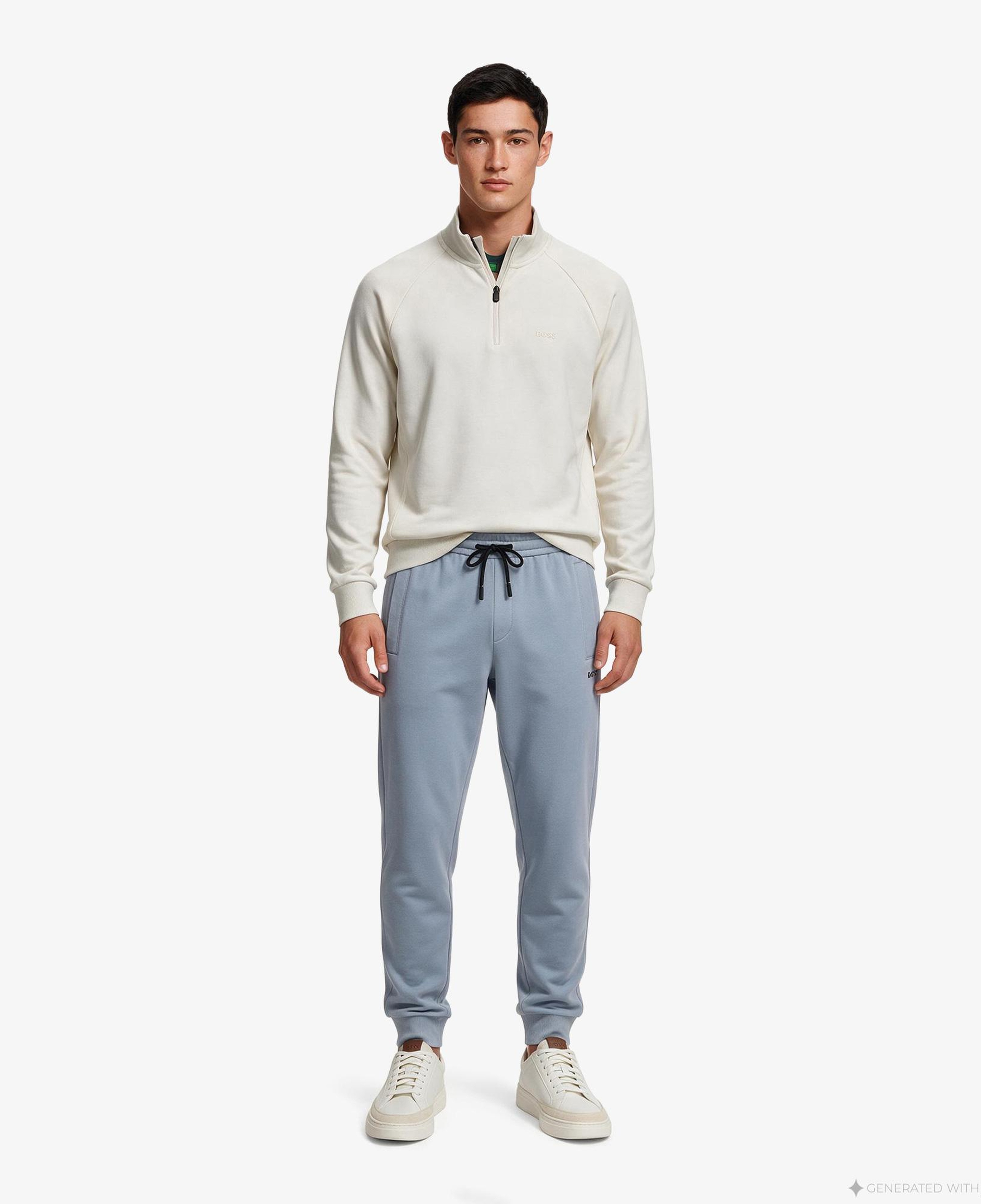 Boss Erkek Bej Sweatshirt
