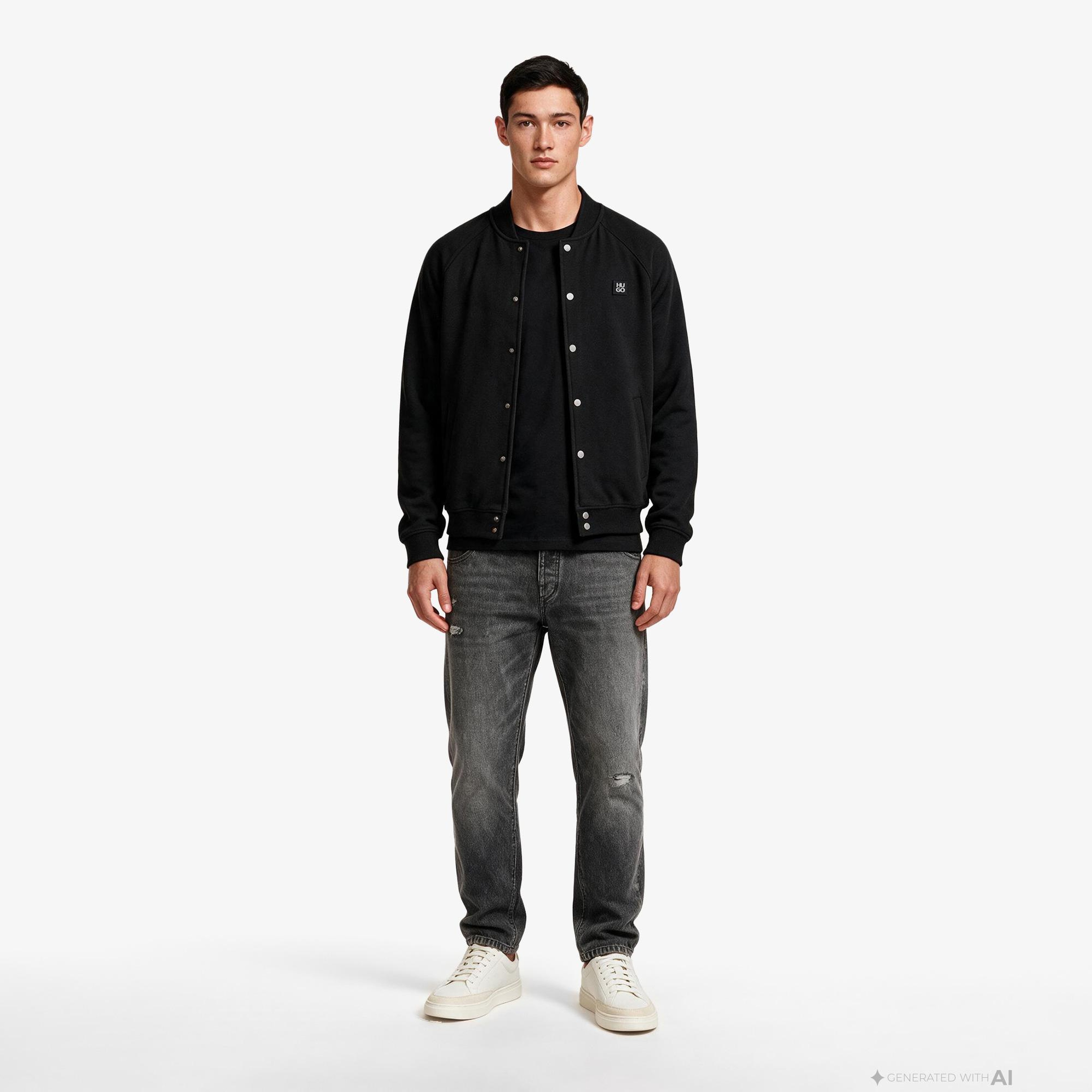 Hugo Dabin Erkek Siyah Sweatshirt