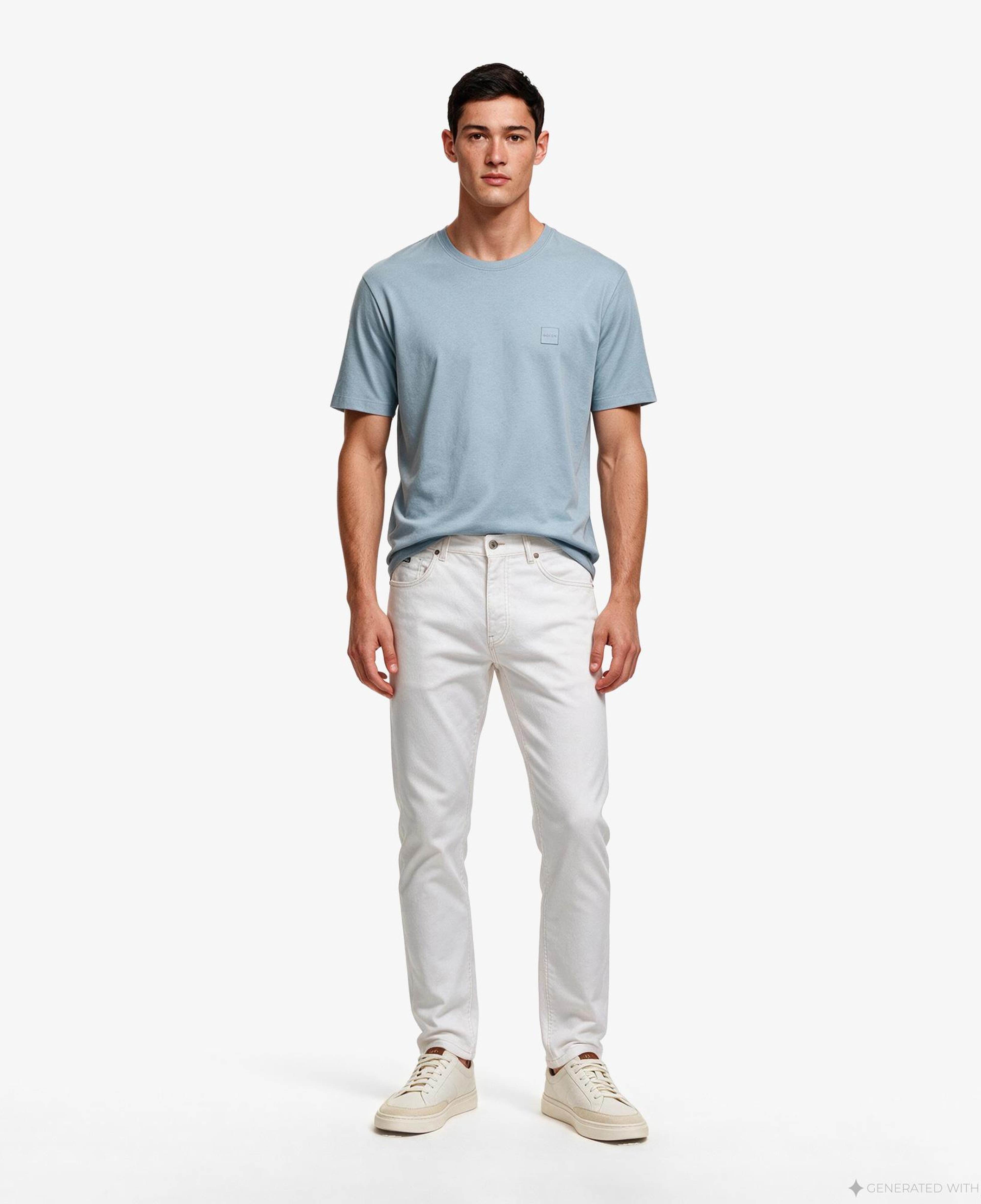 Boss Tales Erkek Gri T-Shirt
