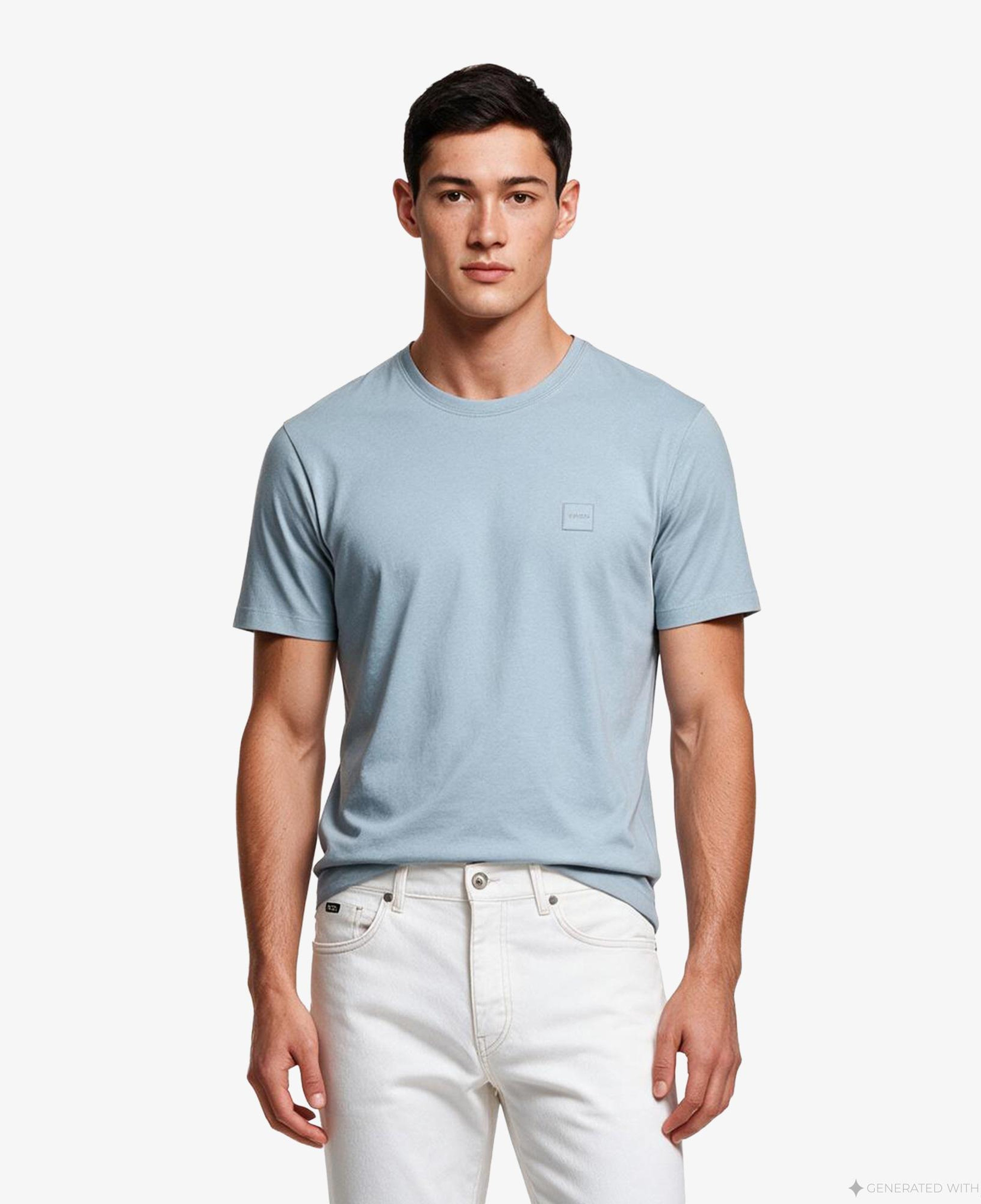 Boss Tales Erkek Gri T-Shirt
