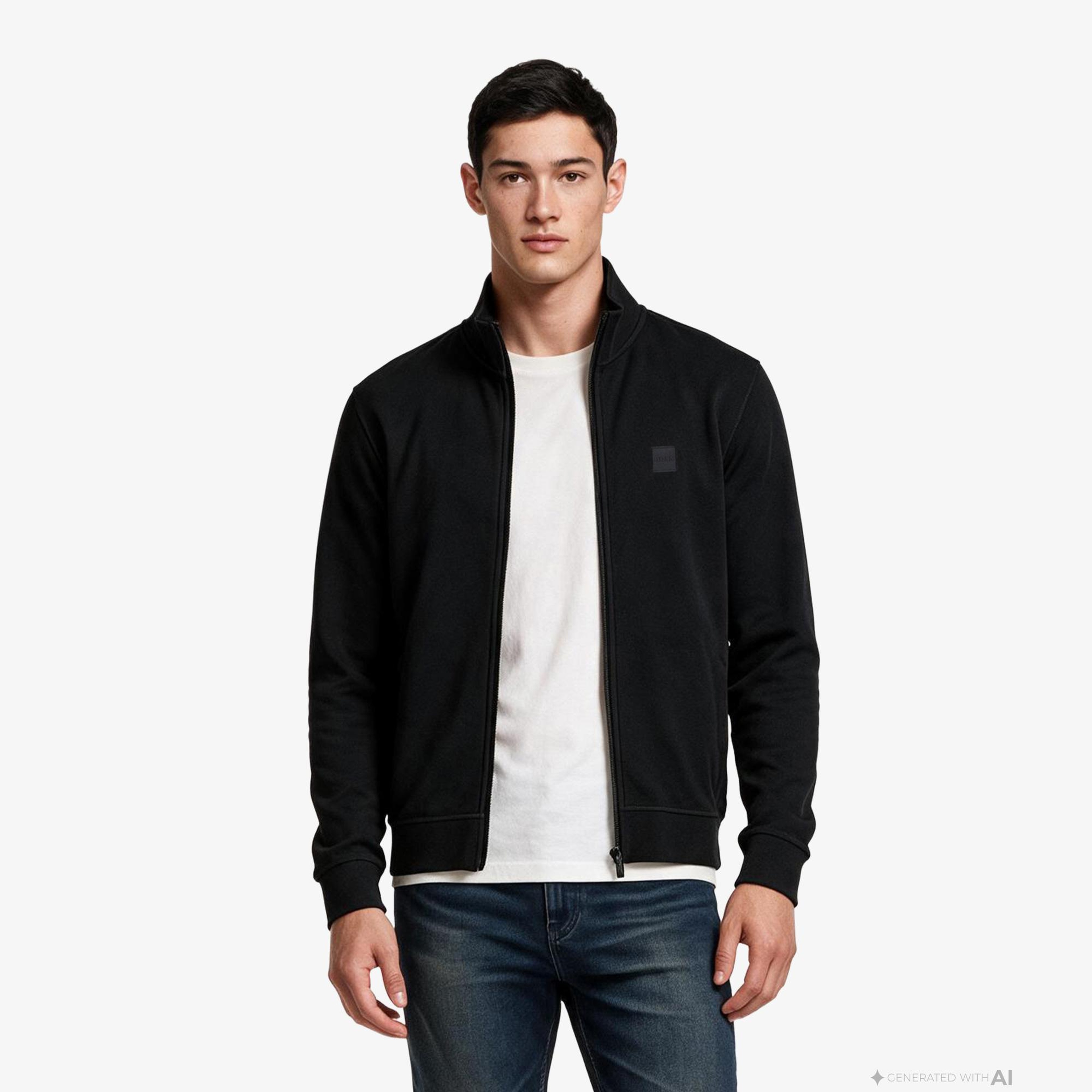 Boss Zestart Erkek Siyah Sweatshirt