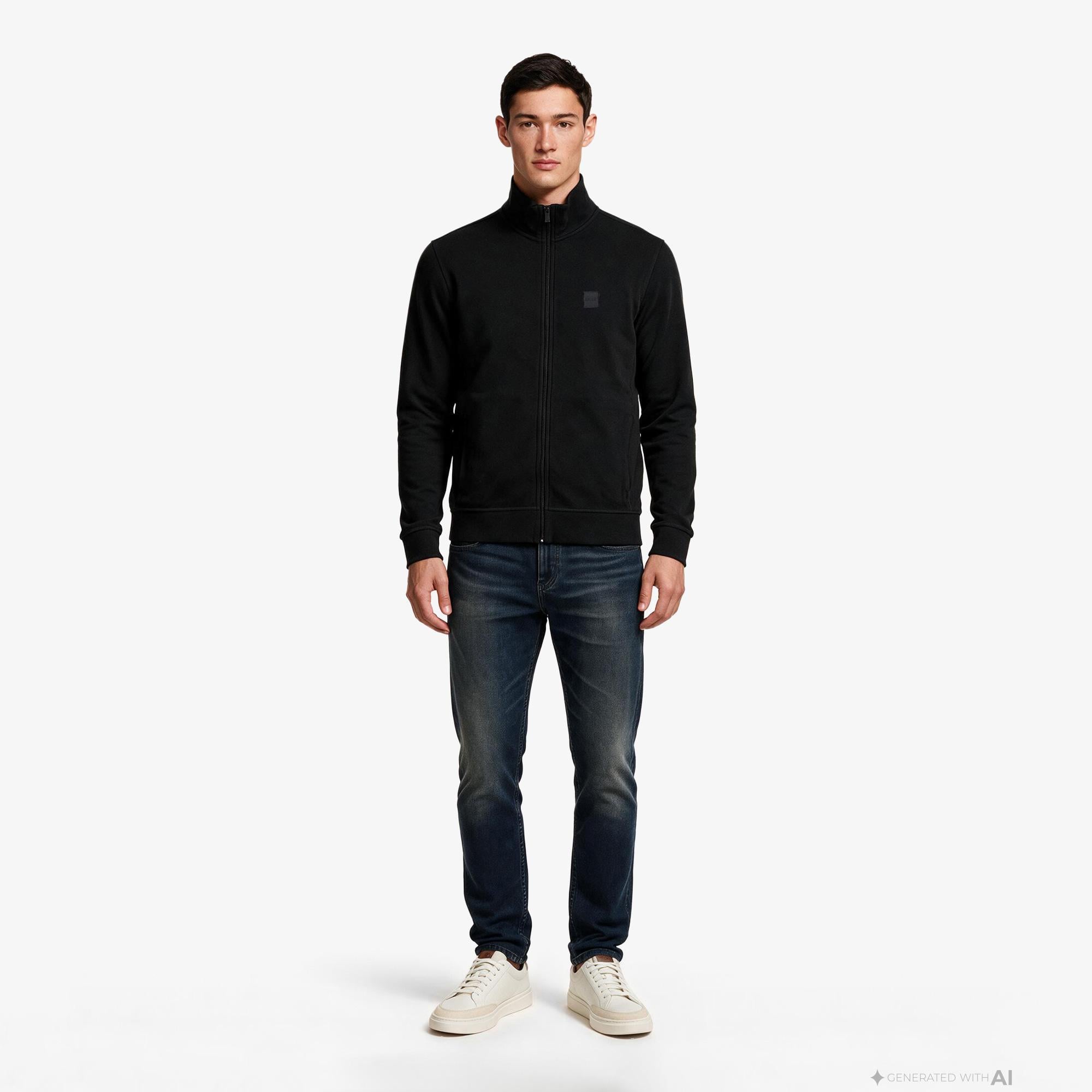 Boss Zestart Erkek Siyah Sweatshirt
