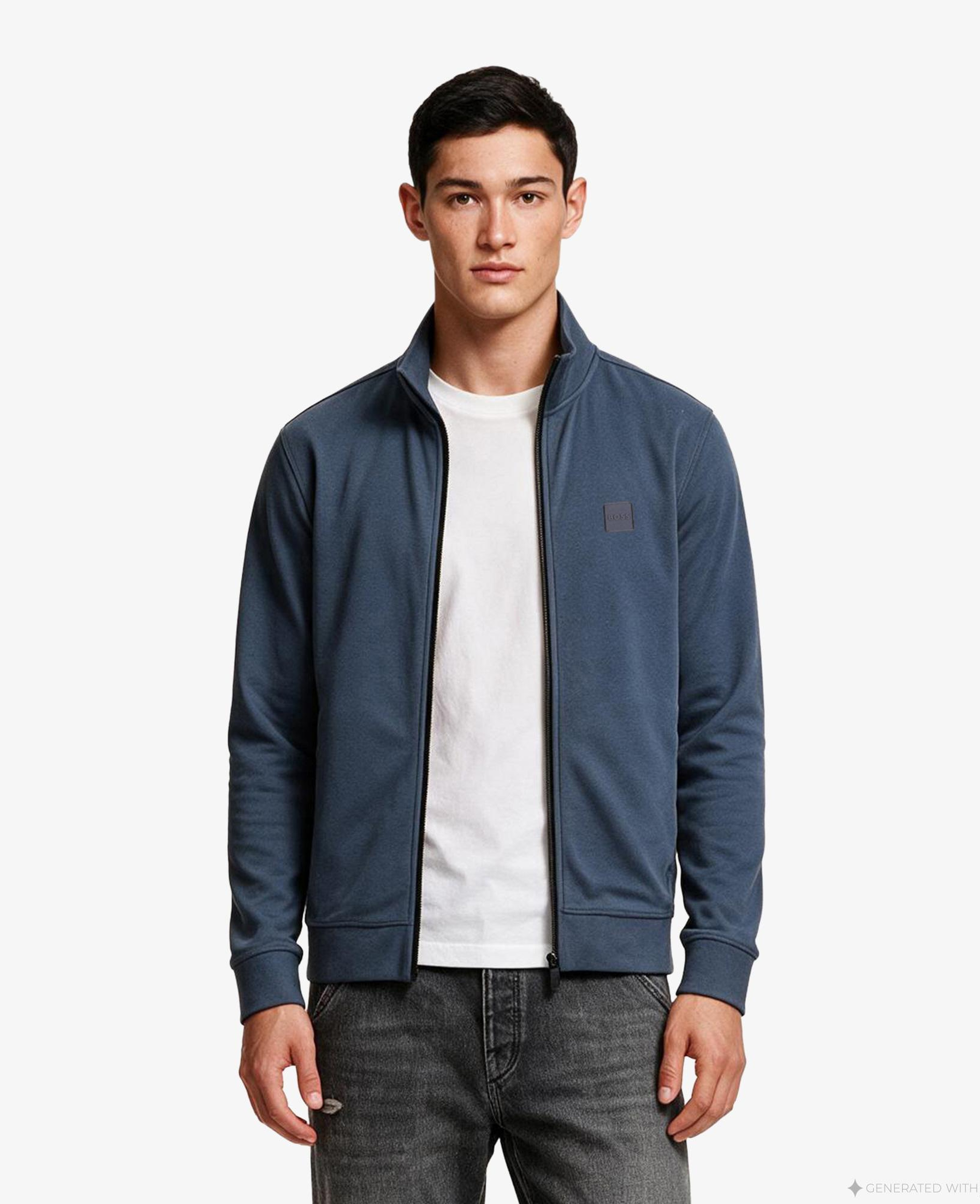 Boss Zestart Erkek Lacivert Sweatshirt
