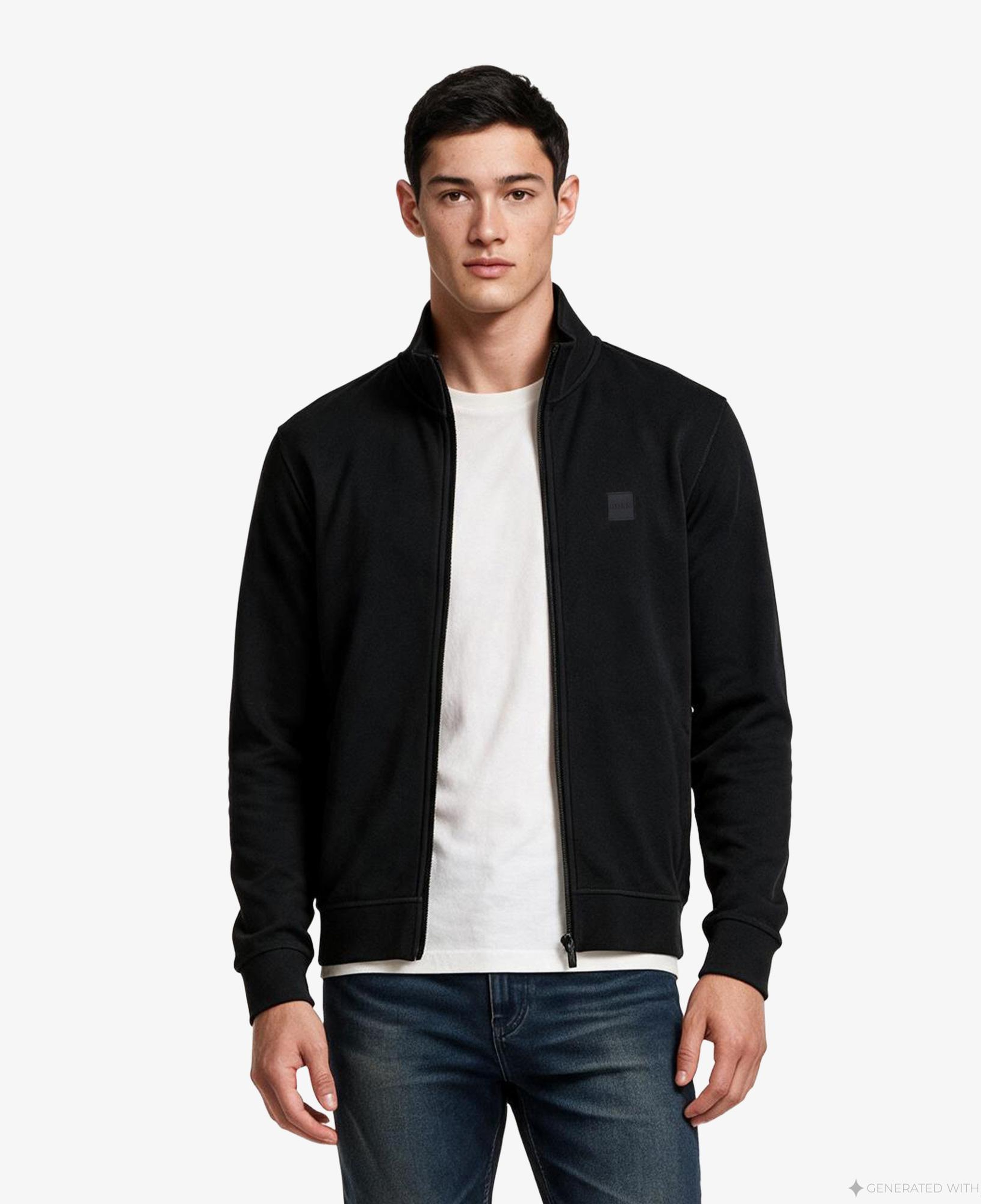Boss Zestart Erkek Siyah Sweatshirt