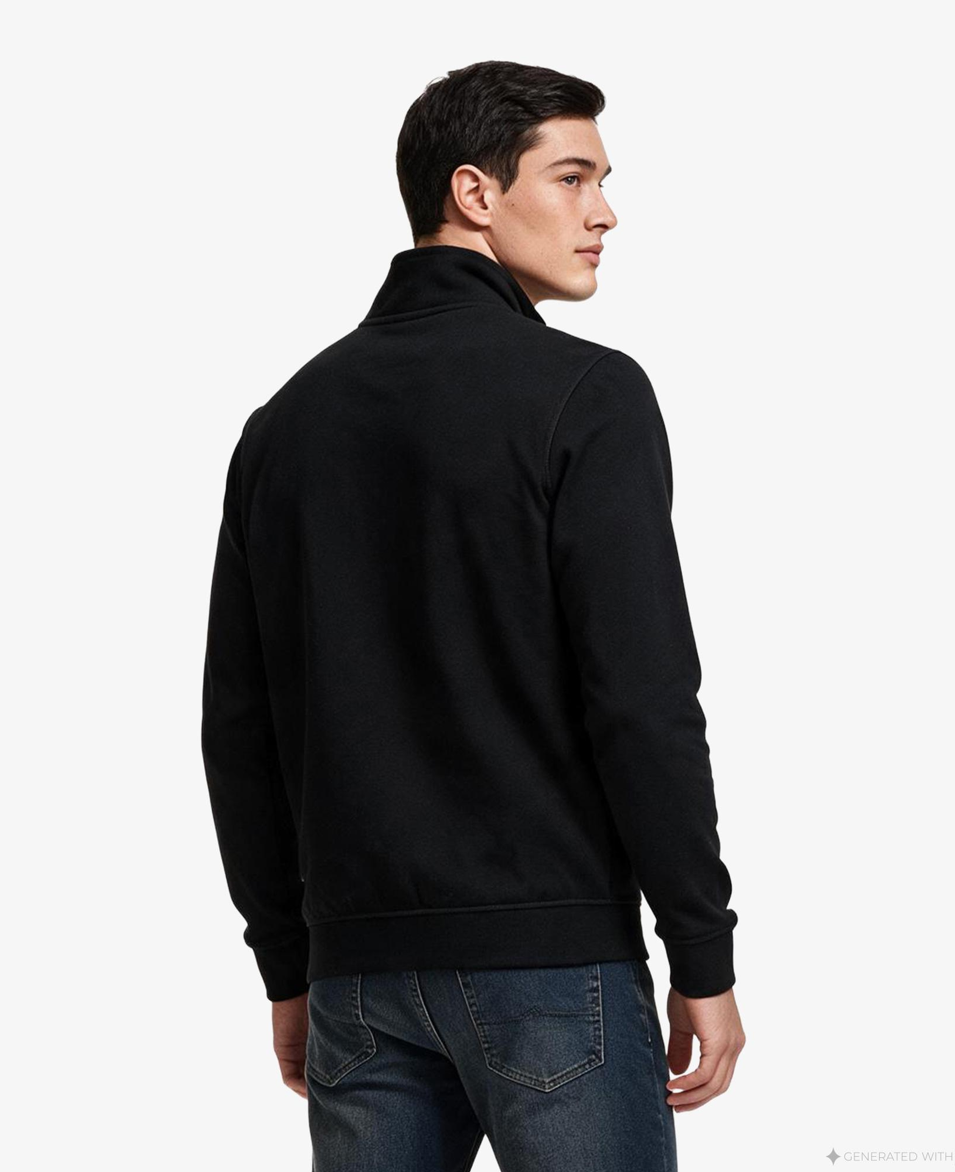 Boss Zestart Erkek Siyah Sweatshirt
