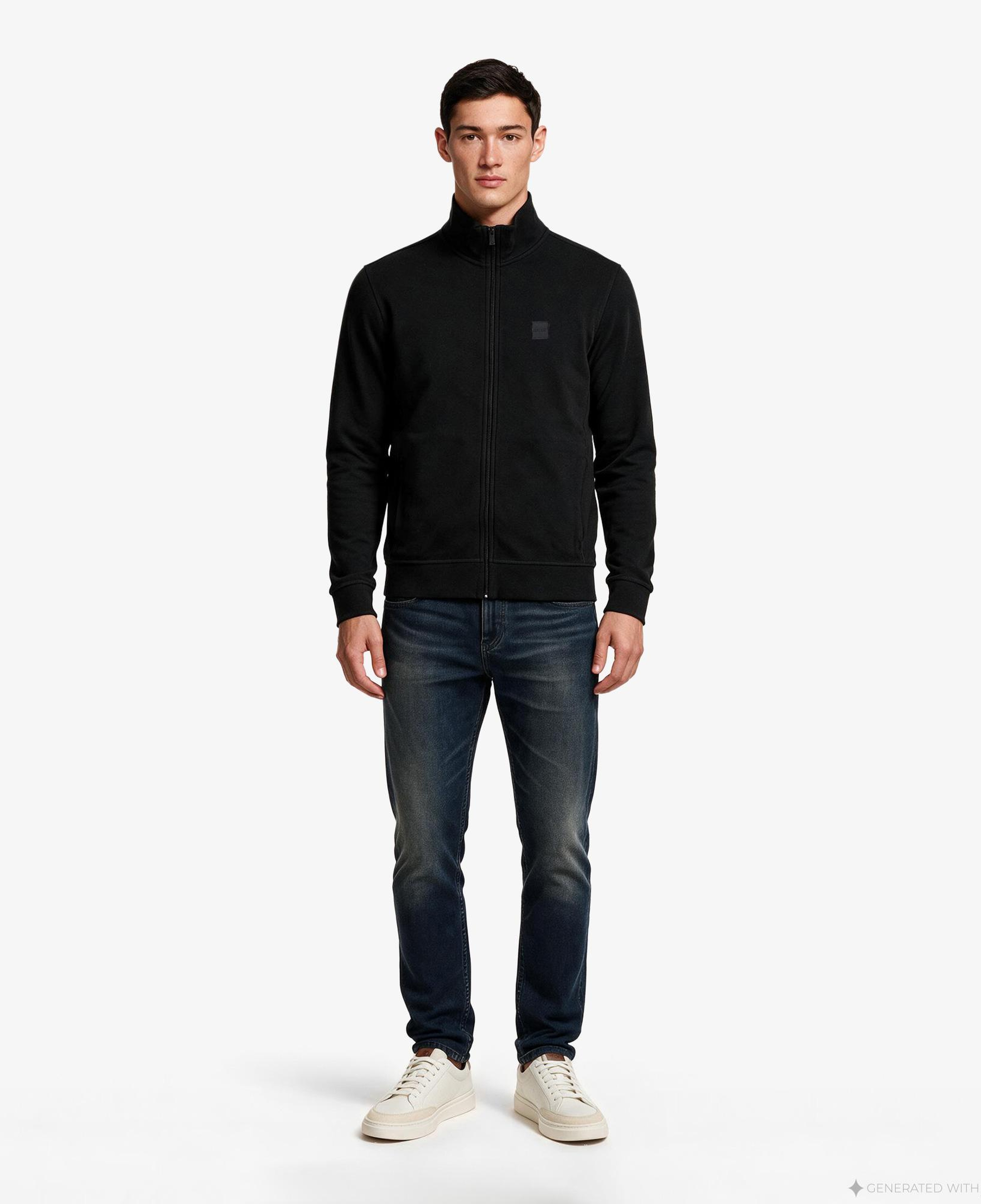 Boss Zestart Erkek Siyah Sweatshirt