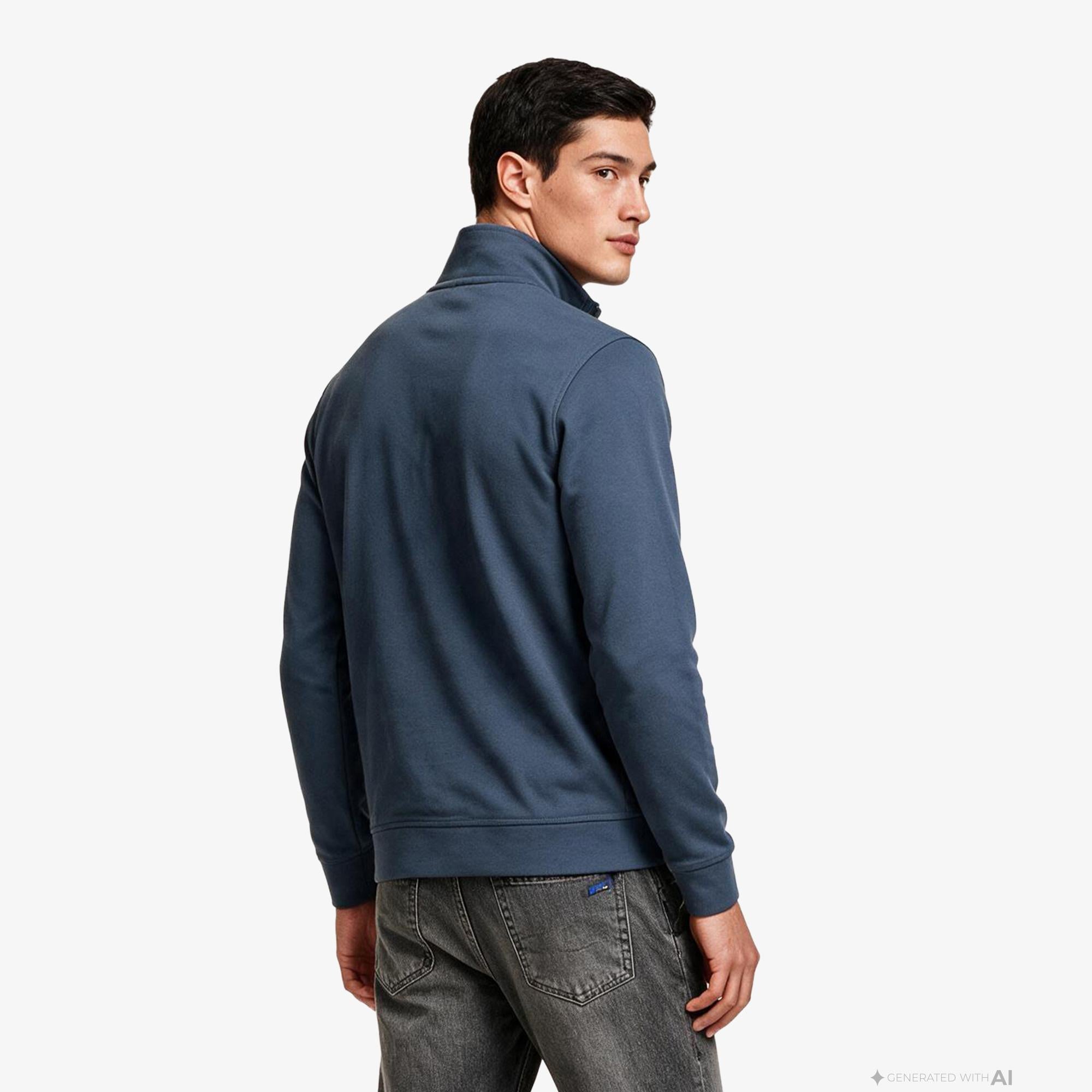 Boss Zestart Erkek Lacivert Sweatshirt
