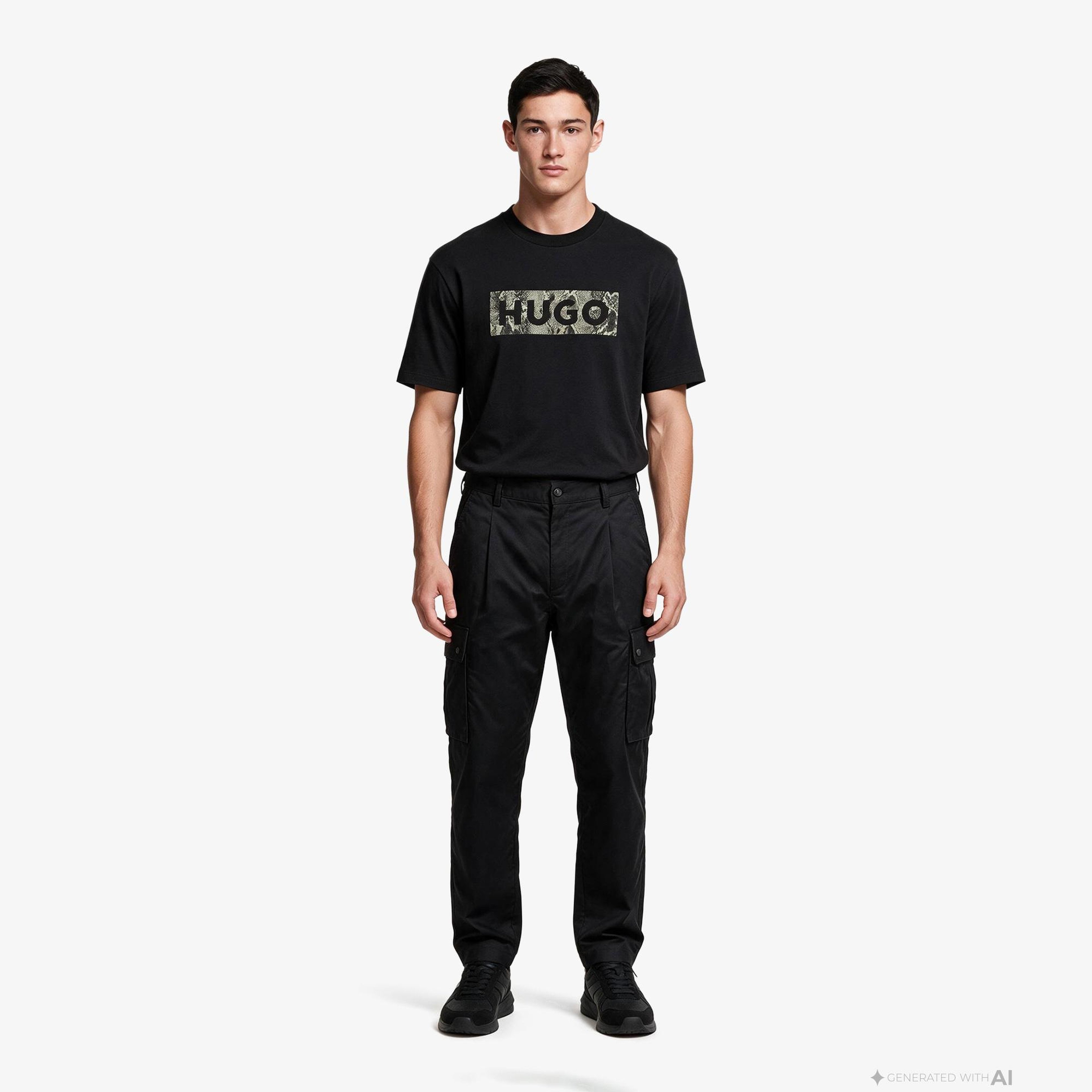 Hugo Craysen 261 Erkek Siyah Trousers