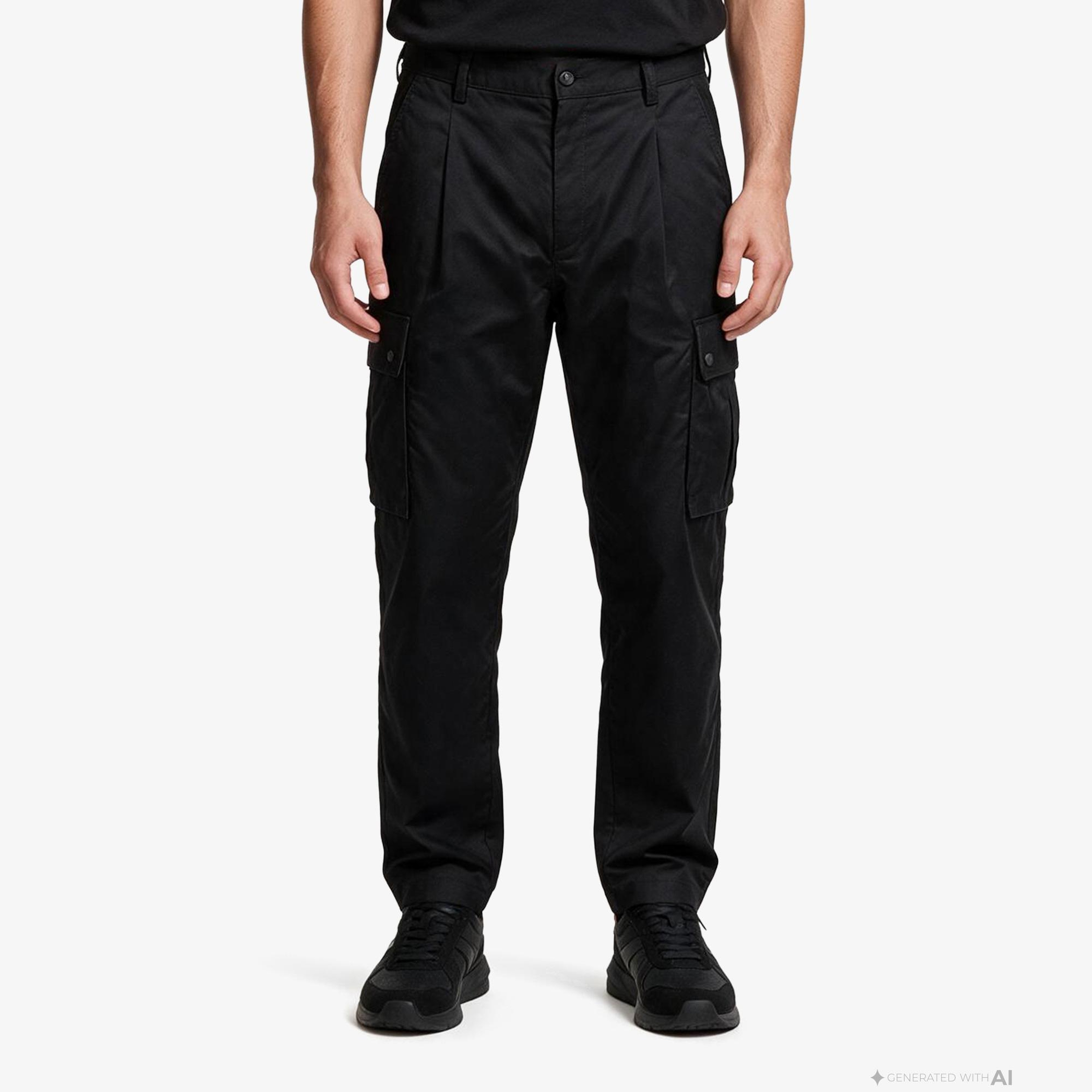 Hugo Craysen 261 Erkek Siyah Trousers
