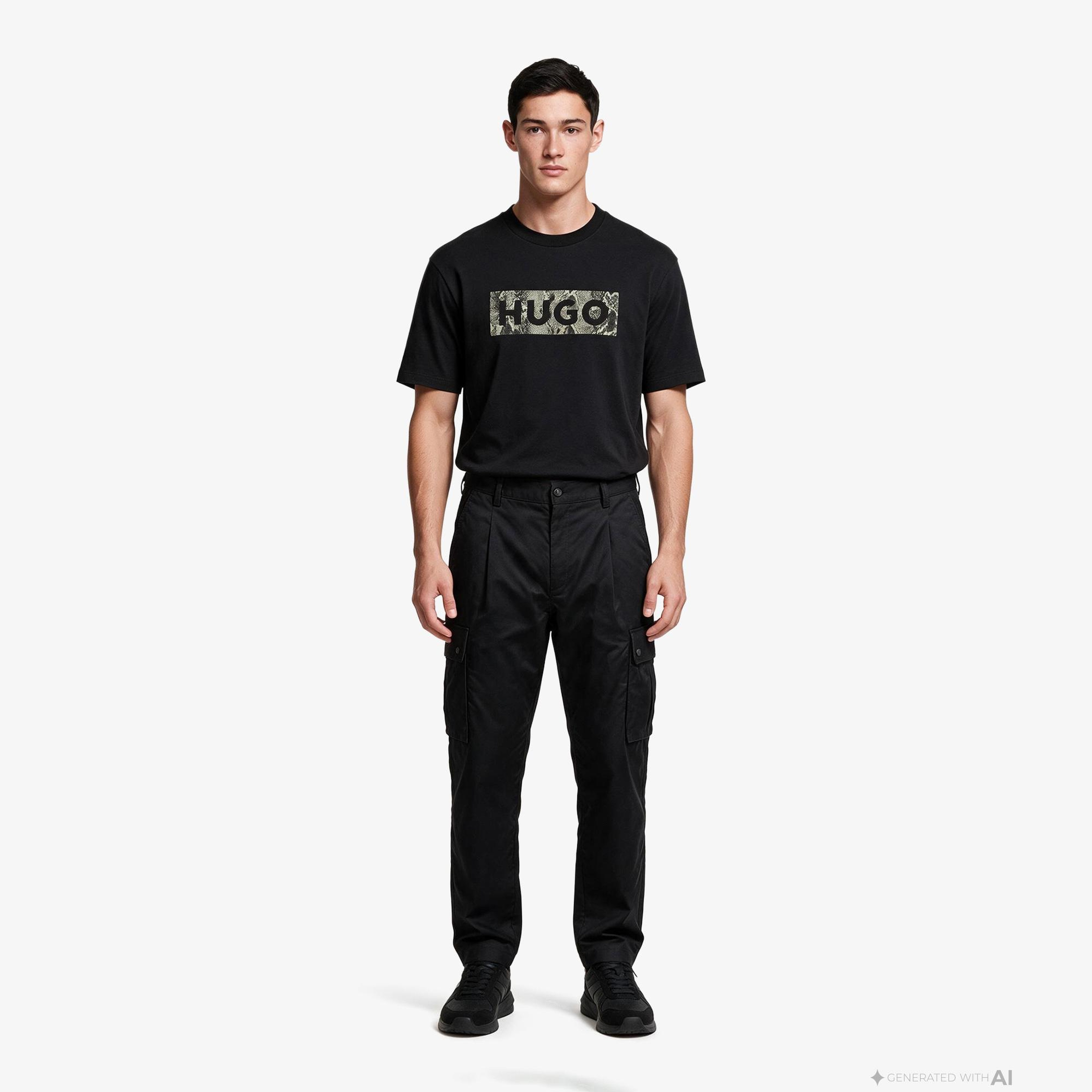 Hugo Craysen 261 Erkek Siyah Trousers