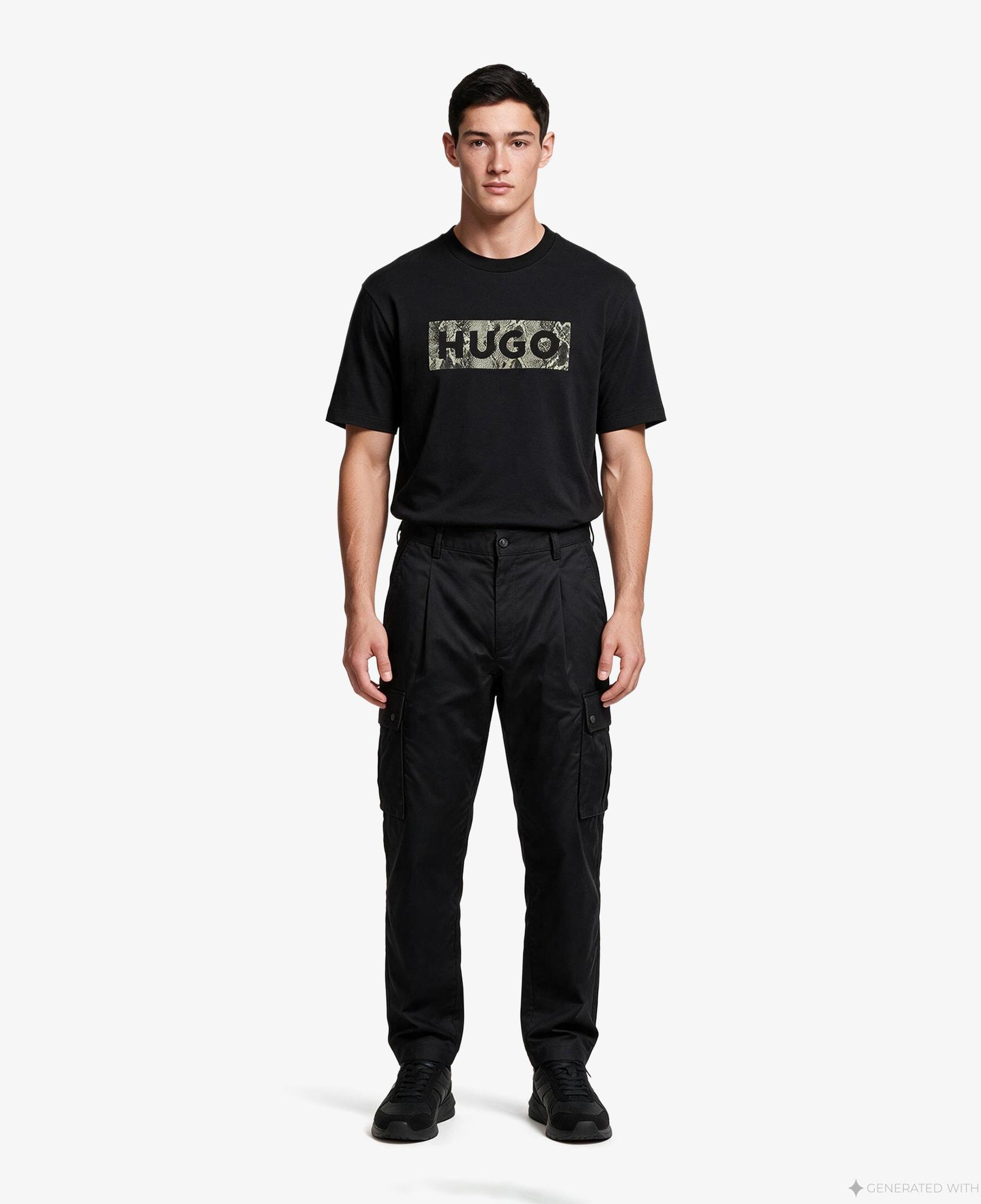 Hugo Craysen 261 Erkek Siyah Trousers