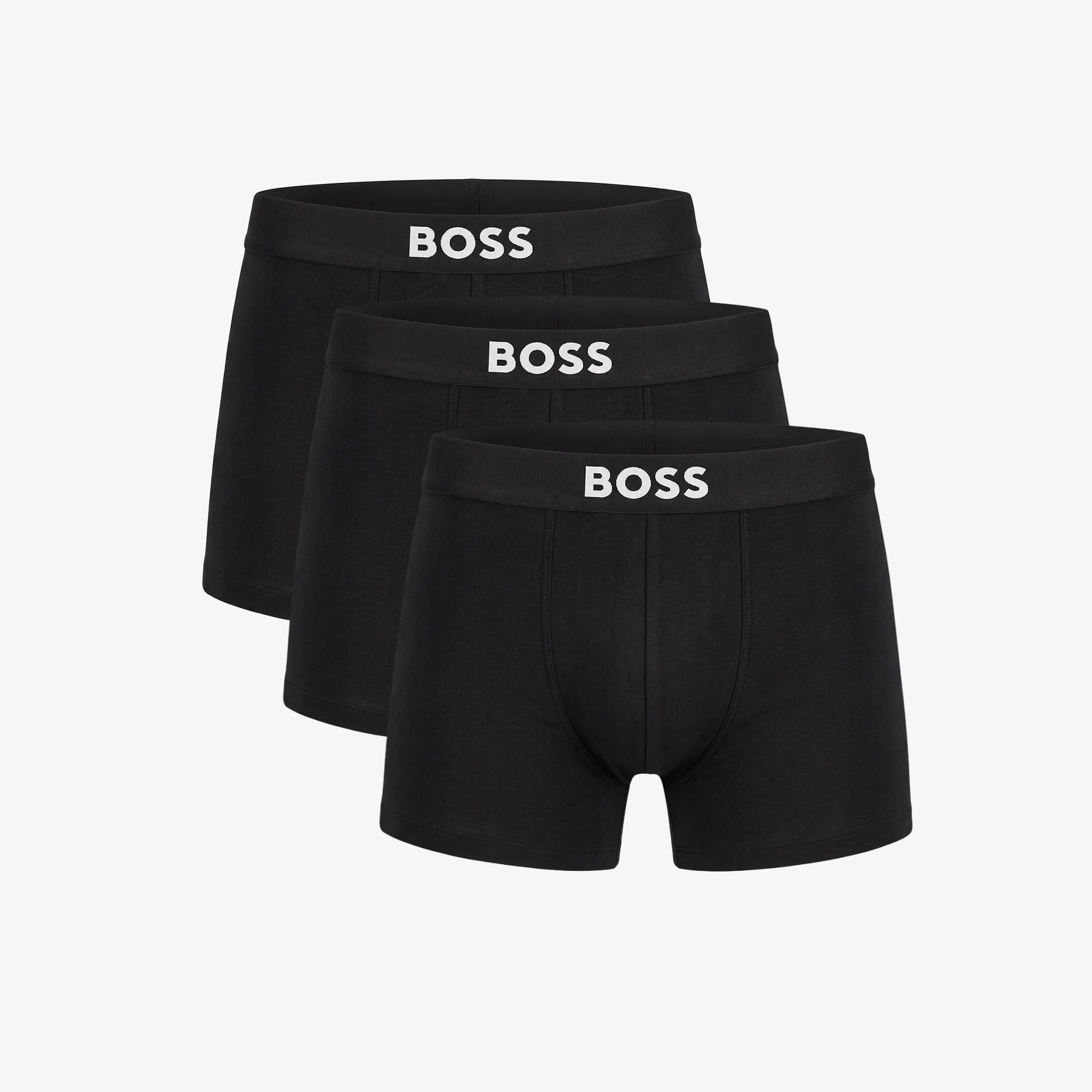Boss 3'lü Trunk Micro One Erkek Siyah Boxer
