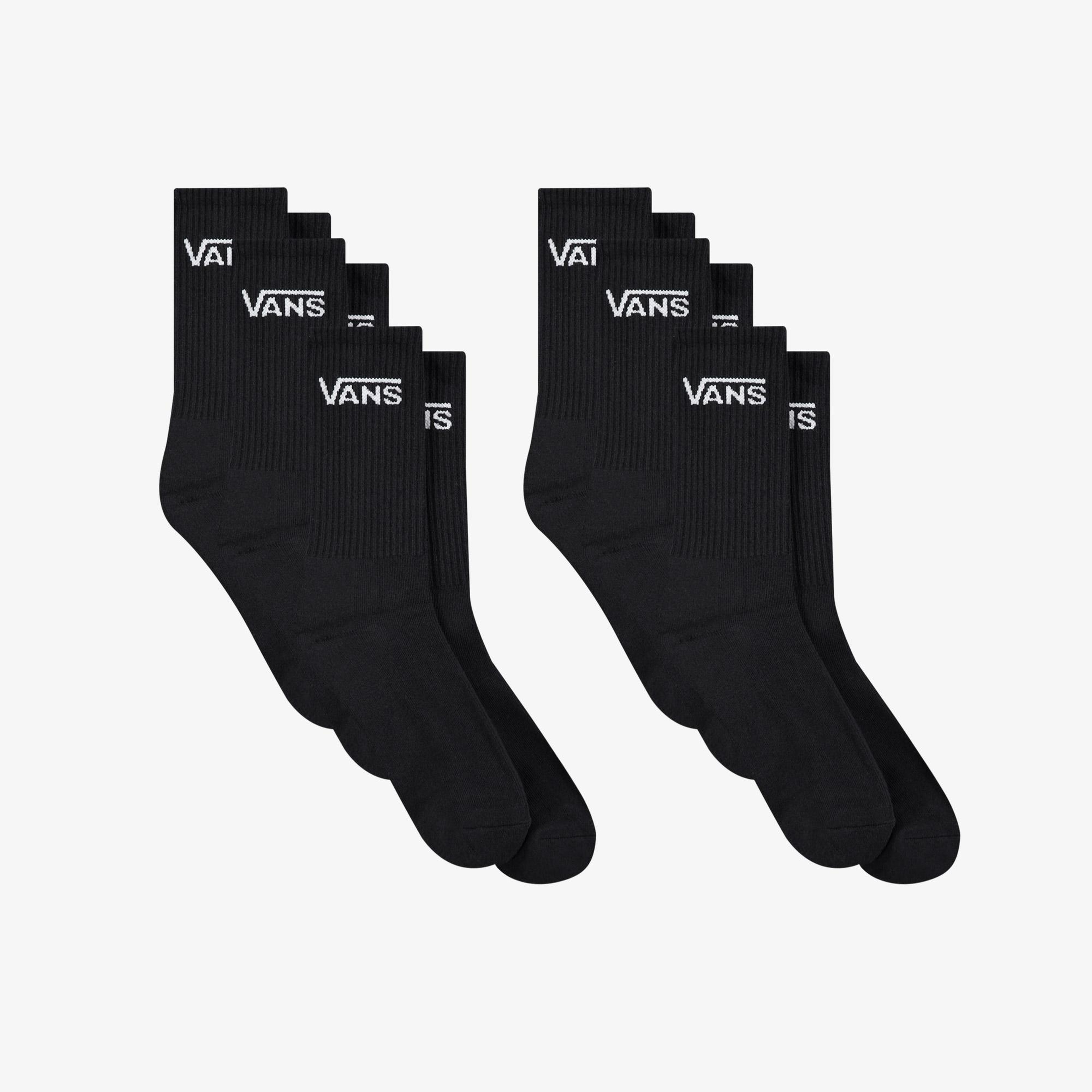 Vans Classic Crew Unisex Siyah Çorap