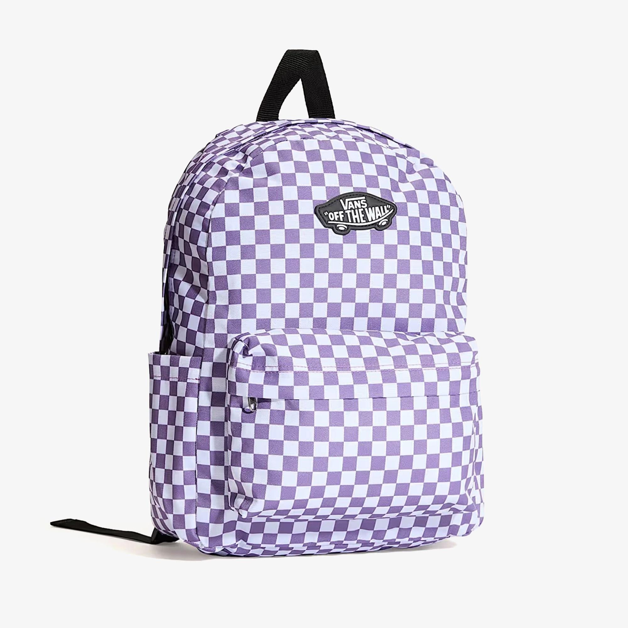 Vans Old Skool Grom Check Çocuk Mor Sırt Çantası