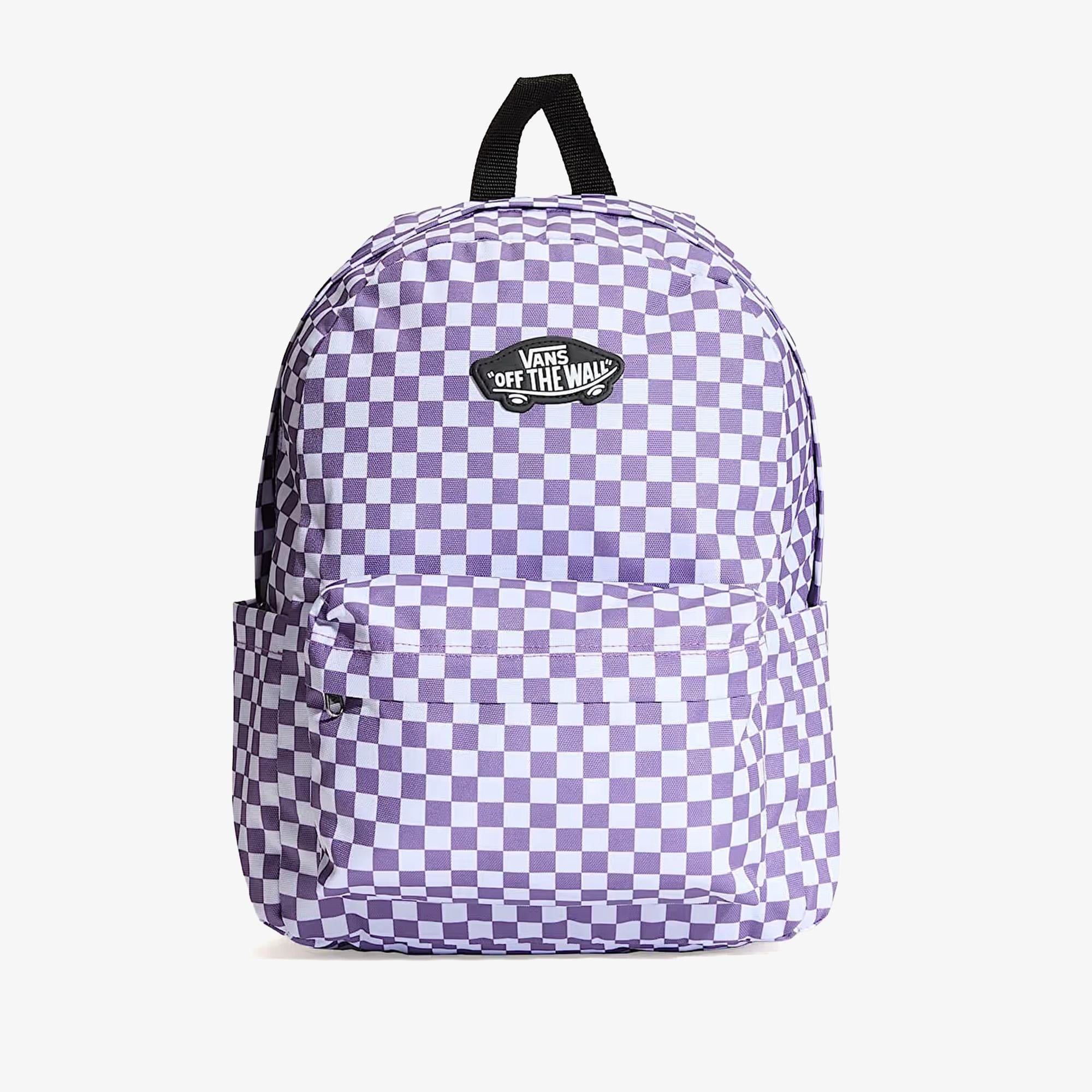 Vans Old Skool Grom Check Çocuk Mor Sırt Çantası